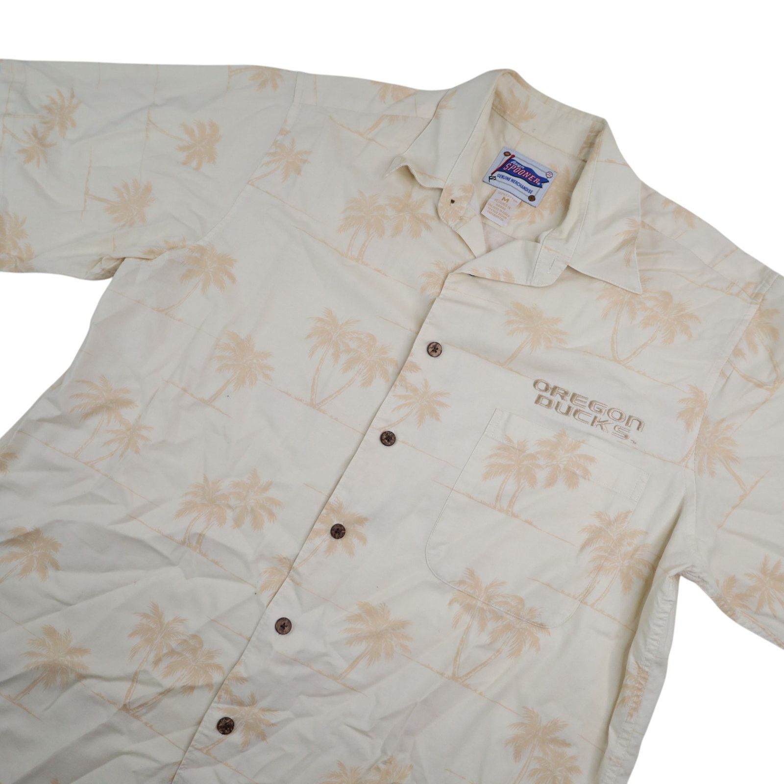 Reyn Spooner × Vintage VTG Reyn Spooner University Oregon Tropical Hawaiian Shirt Size US M / EU 48-50 / 2 - 2 Thumbnail