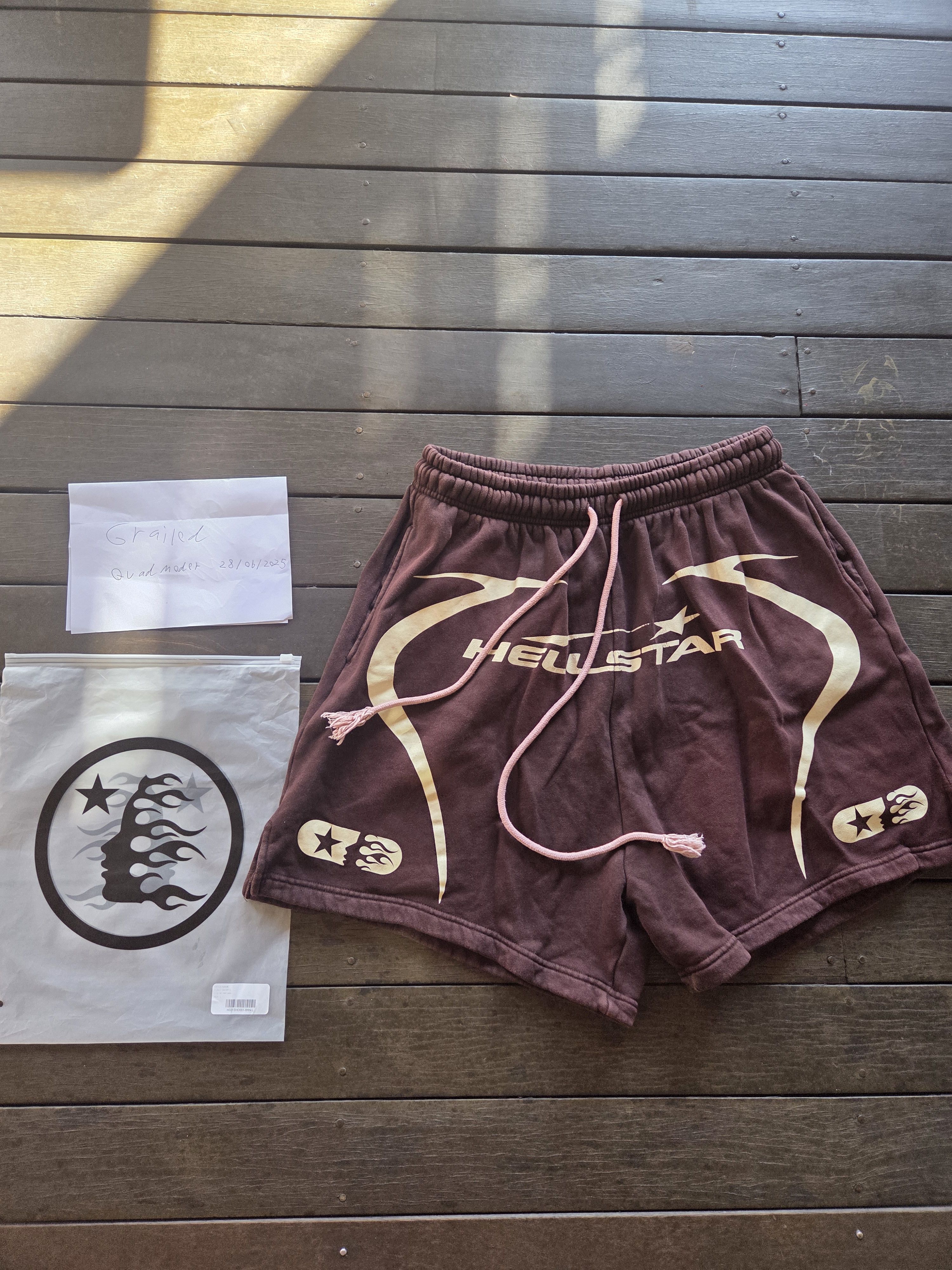 HELLSTAR Hellstar 7 on 7 shorts brown size large Capsule 10 Size US 34 / EU 50 - 2 Thumbnail