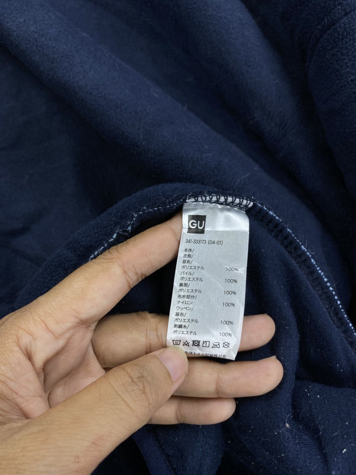 GU Vintage Honest College Bu Studio Seven Fleece Zipper Jacket Size US L / EU 52-54 / 3 - 13 Thumbnail
