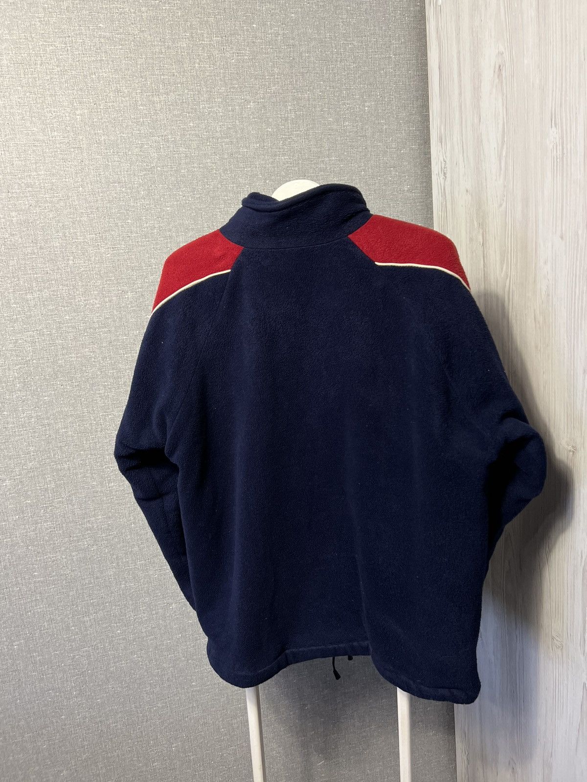 Tommy Hilfiger × Vintage Vintage Tommy Sport Fleece Zip Jacket USA Flag Made in UK Size US L / EU 52-54 / 3 - 11 Thumbnail