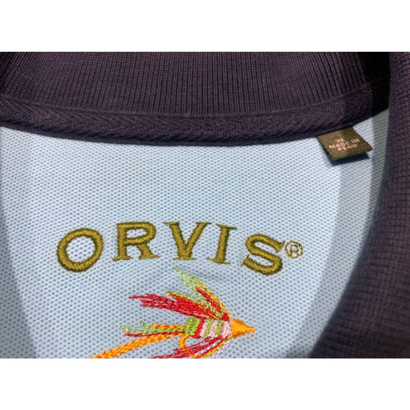 Orvis Orvis Polo Shirt Green Cotton Fishing Mens XL Size US XL / EU 56 / 4 - 7 Thumbnail