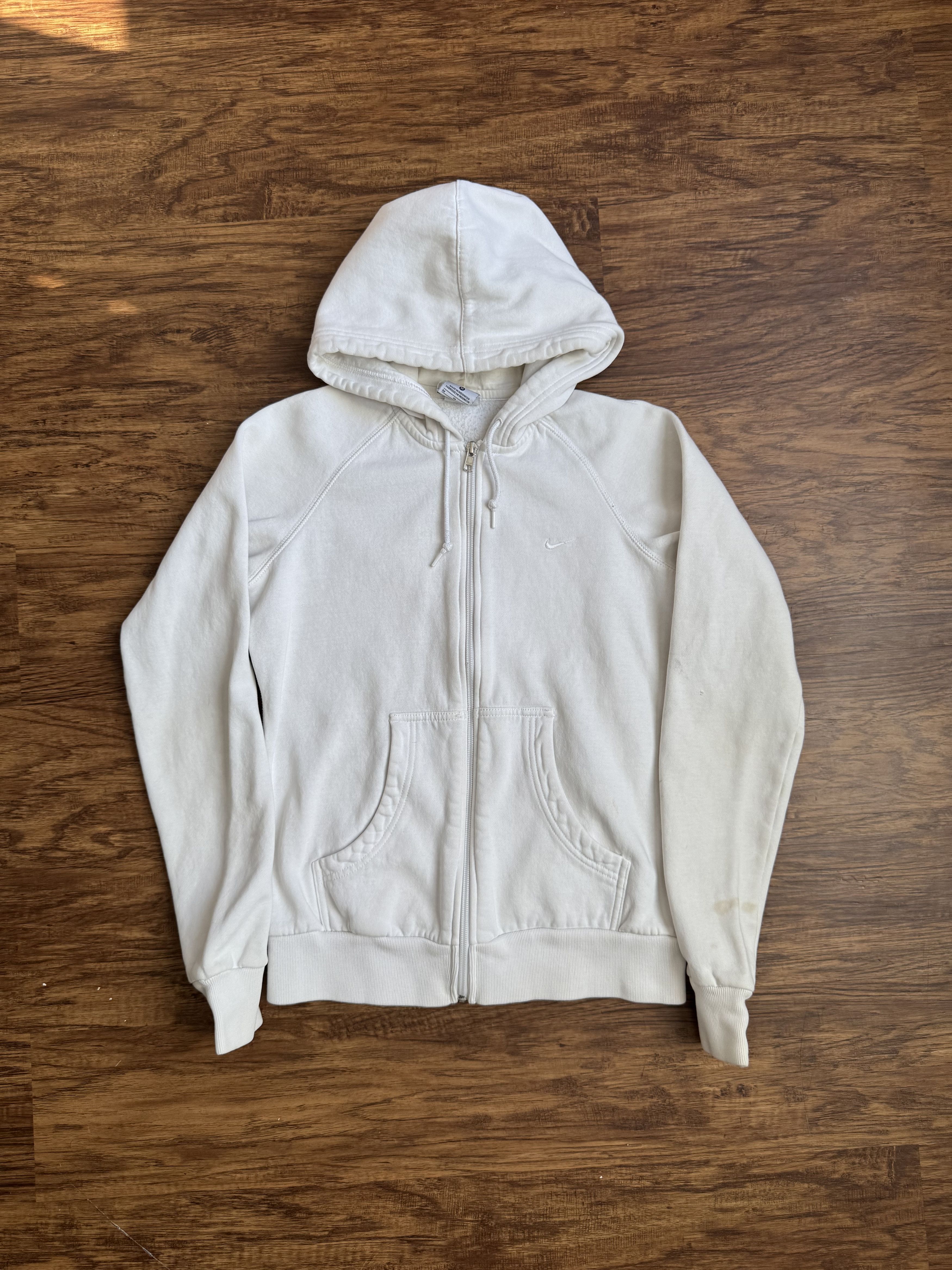 Nike Nike Full Zip Hoodie Sweater Jacket Fleece Embroidered Logo Size M / US 6-8 / IT 42-44 - 1 Thumbnail