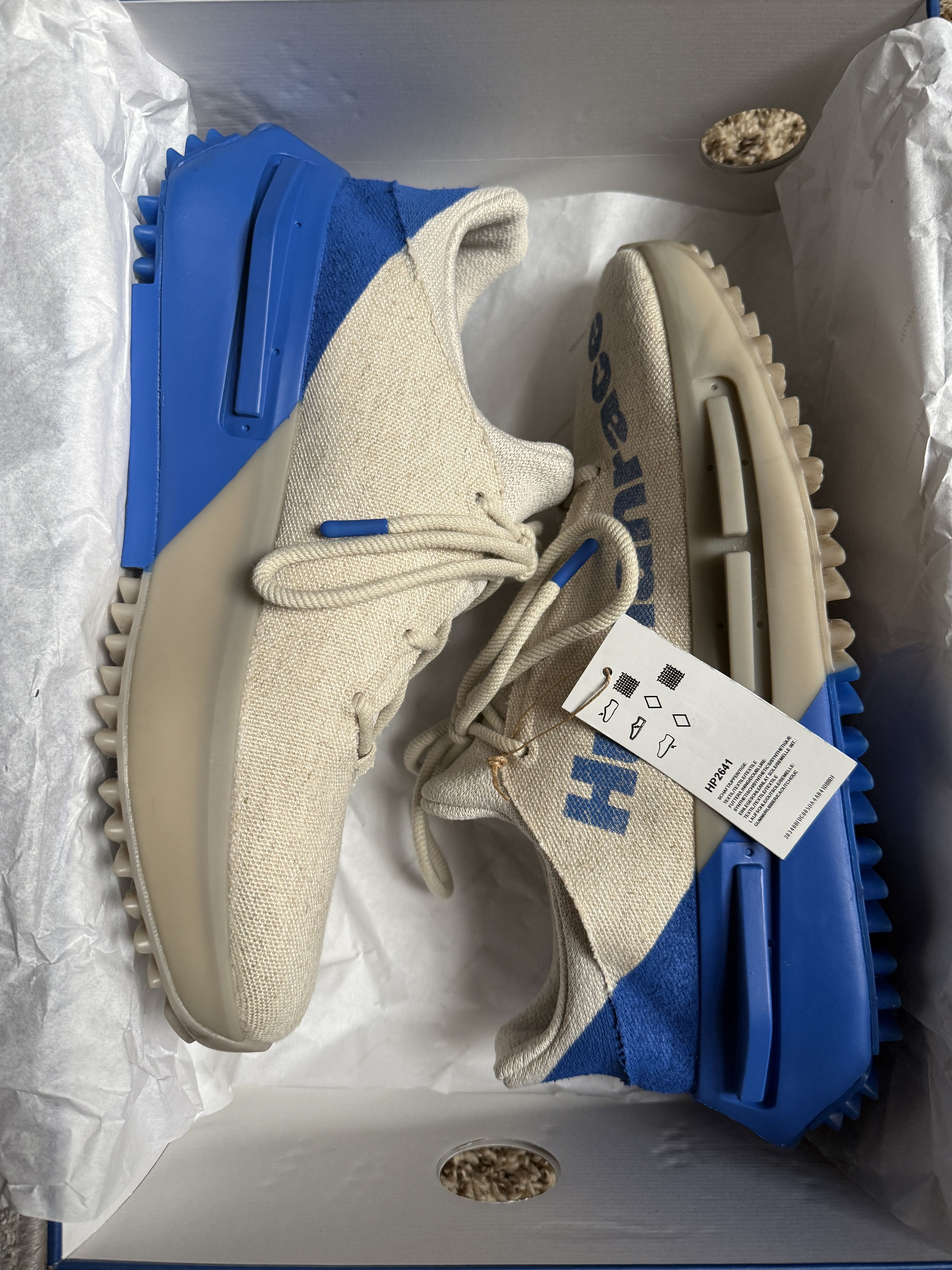 Adidas × Pharrell Pharrell Humanrace NMDs Blue Size US 12 / EU 45 - 16 Thumbnail