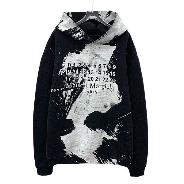 Maison Margiela Maison Margiela Paint Effect Hoodie Size S Size US S / EU 44-46 / 1 - 1 Thumbnail