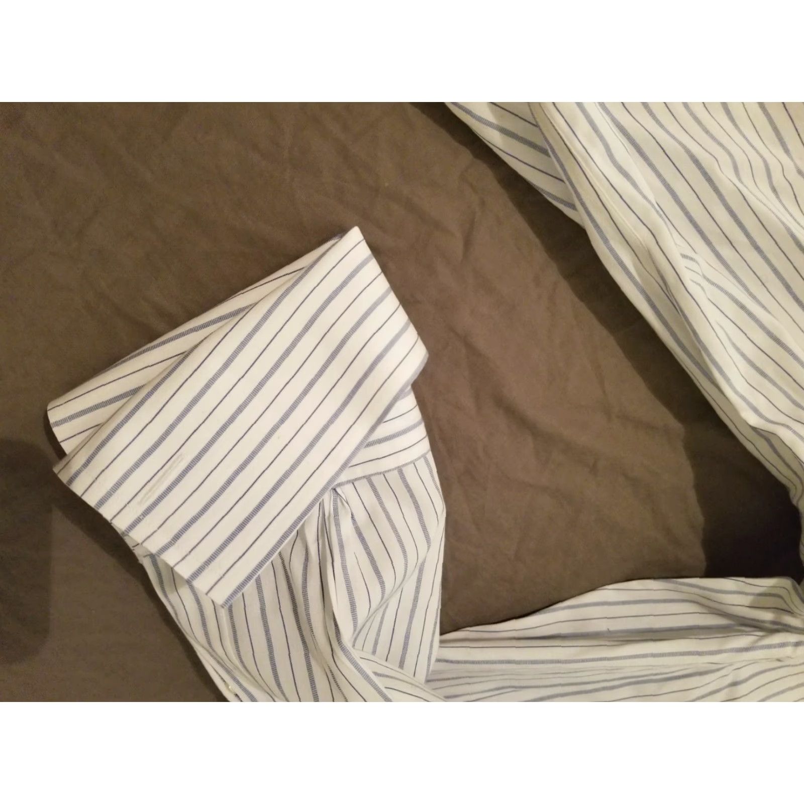 Brooks Brothers VINTAGE Brooks Brothers Dress Shirt 17 33 Slim White Button Cotton Mens Shirt Size 46R - 3 Thumbnail