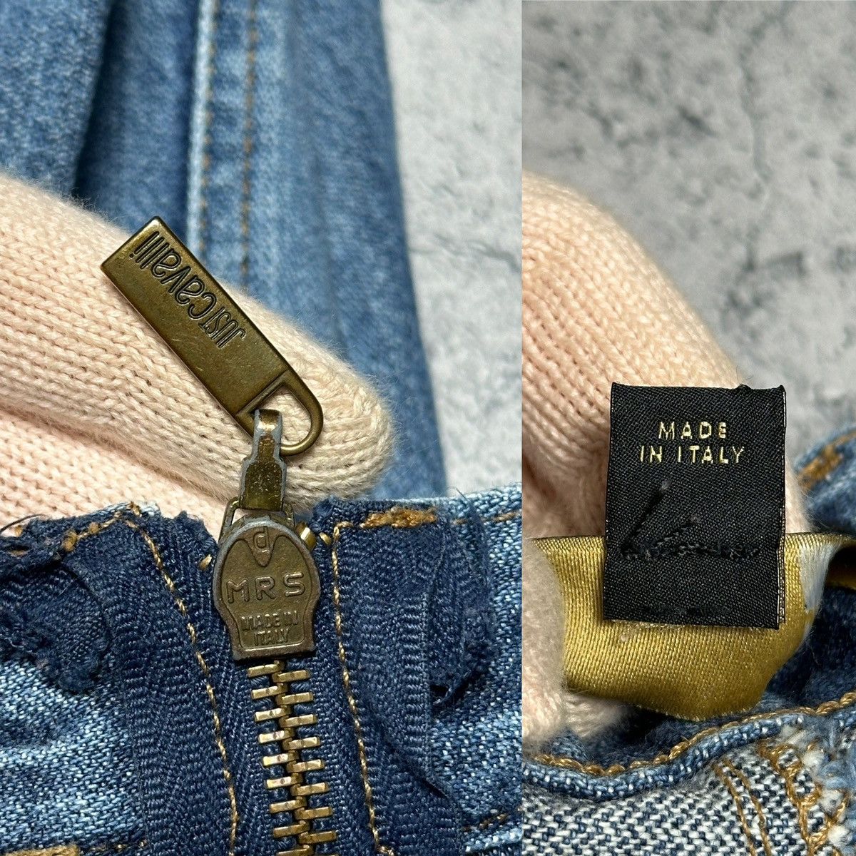 Just Cavalli Vintage Just Cavalli Flared Baggy Jeans Pants Size 30" / US 8 / IT 44 - 9 Thumbnail