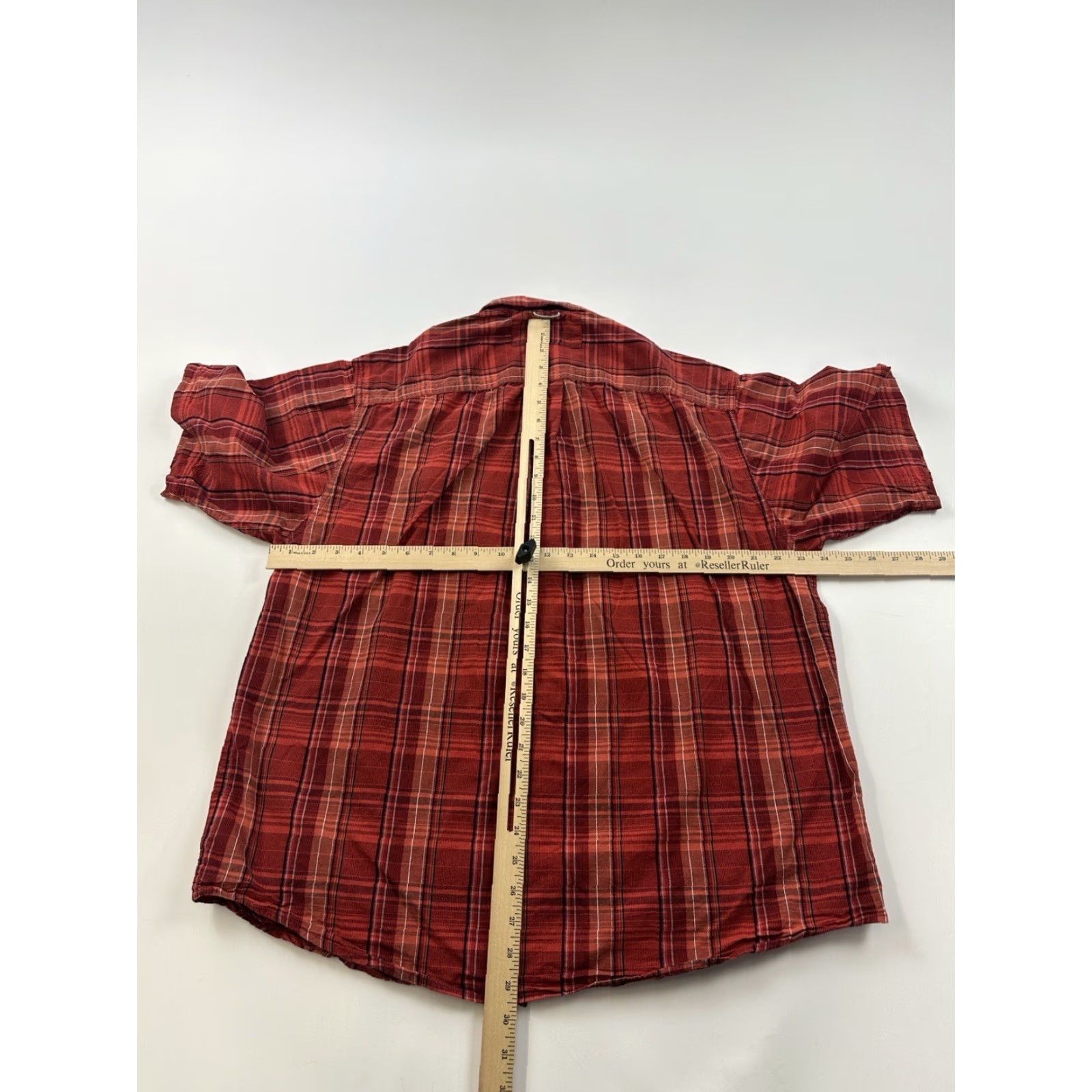 Vintage Columbia Shirt Mens XL Red Plaid Button-Up Short Sleeve Size US XL / EU 56 / 4 - 4 Thumbnail