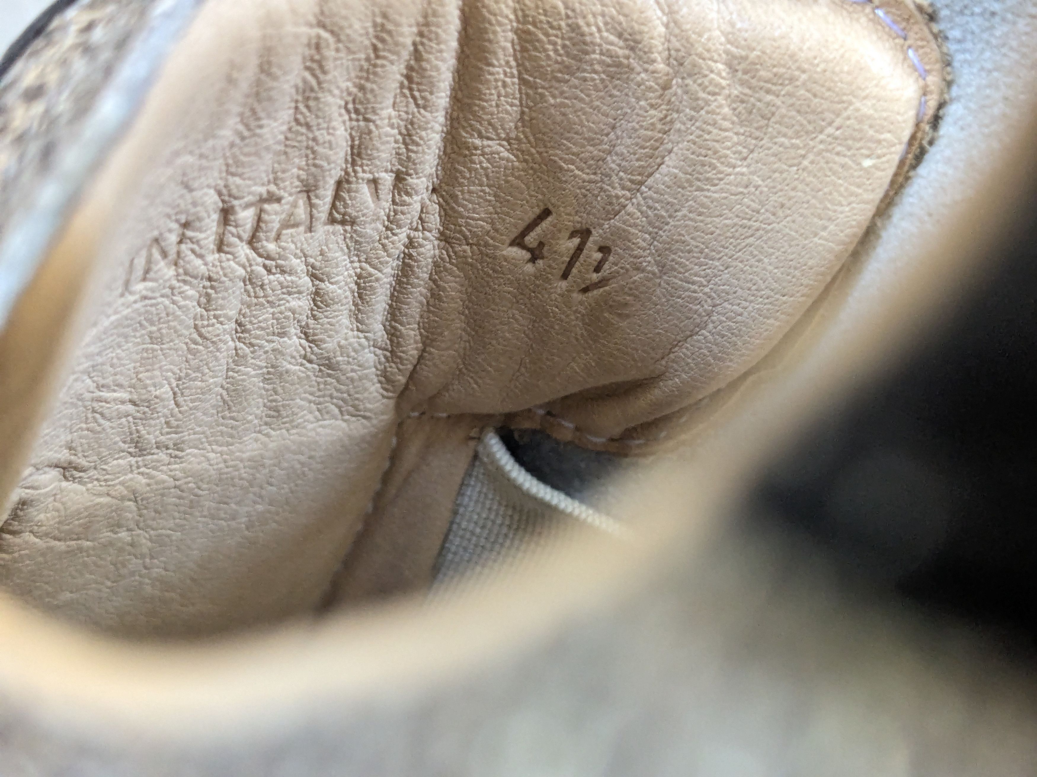 Maison Margiela GAT Replica Black Silver 8.5 41.5 Low Top
