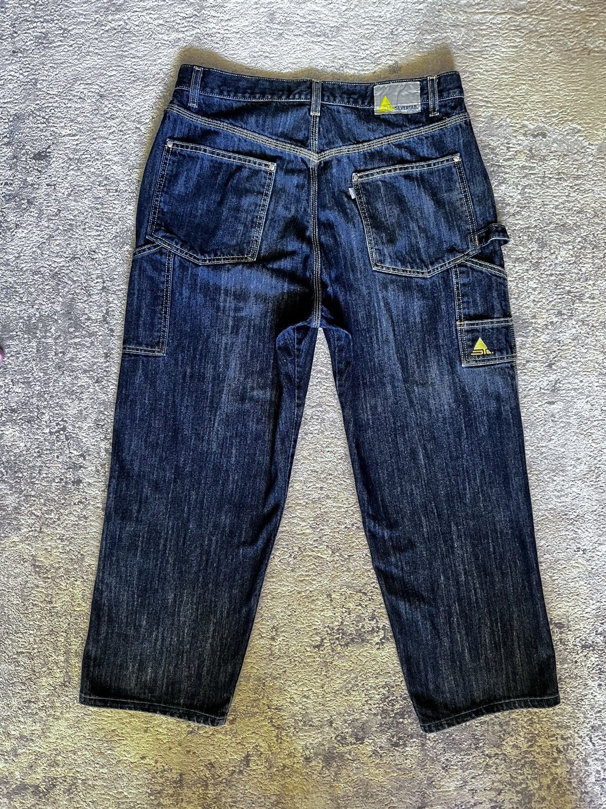 Levi's × Levi's Vintage Clothing Levi’s Silvertab Jeans 36x30 Carpenter Y2K Baggy Size US 36 / EU 52 - 3 Thumbnail