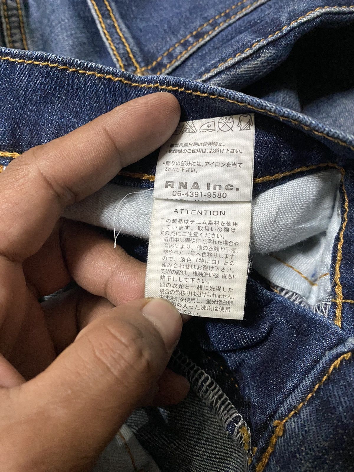 Hysteric Glamour × Japanese Brand Japanese RNA R-2578 Studded Punk Seditionaries Denim Size US 30 / EU 46 - 14 Thumbnail