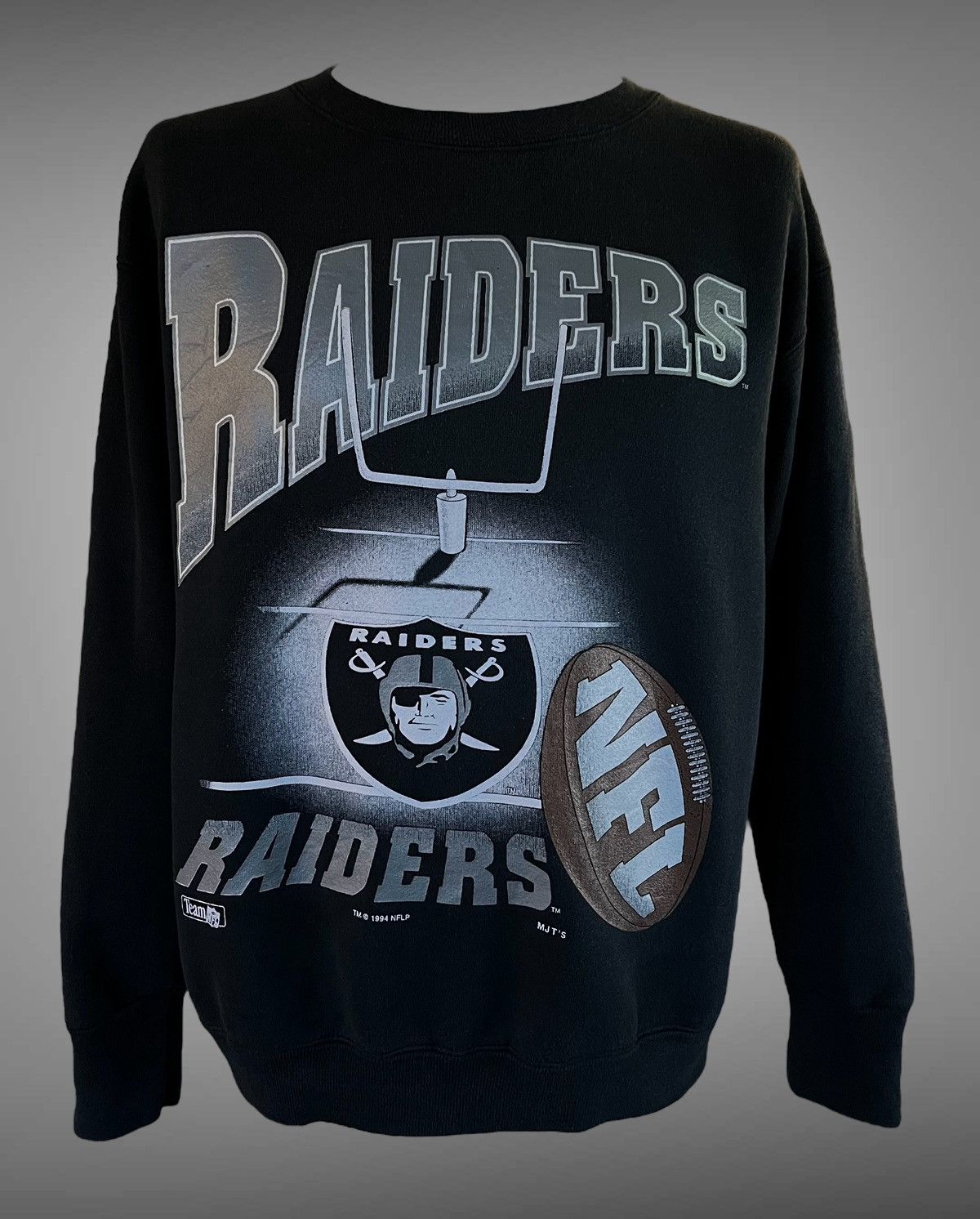 NBA × NFL × Vintage 1994 NFL Los Angeles Raiders Magic Johnson T’s sweatshirt M Size US M / EU 48-50 / 2 - 1 Thumbnail