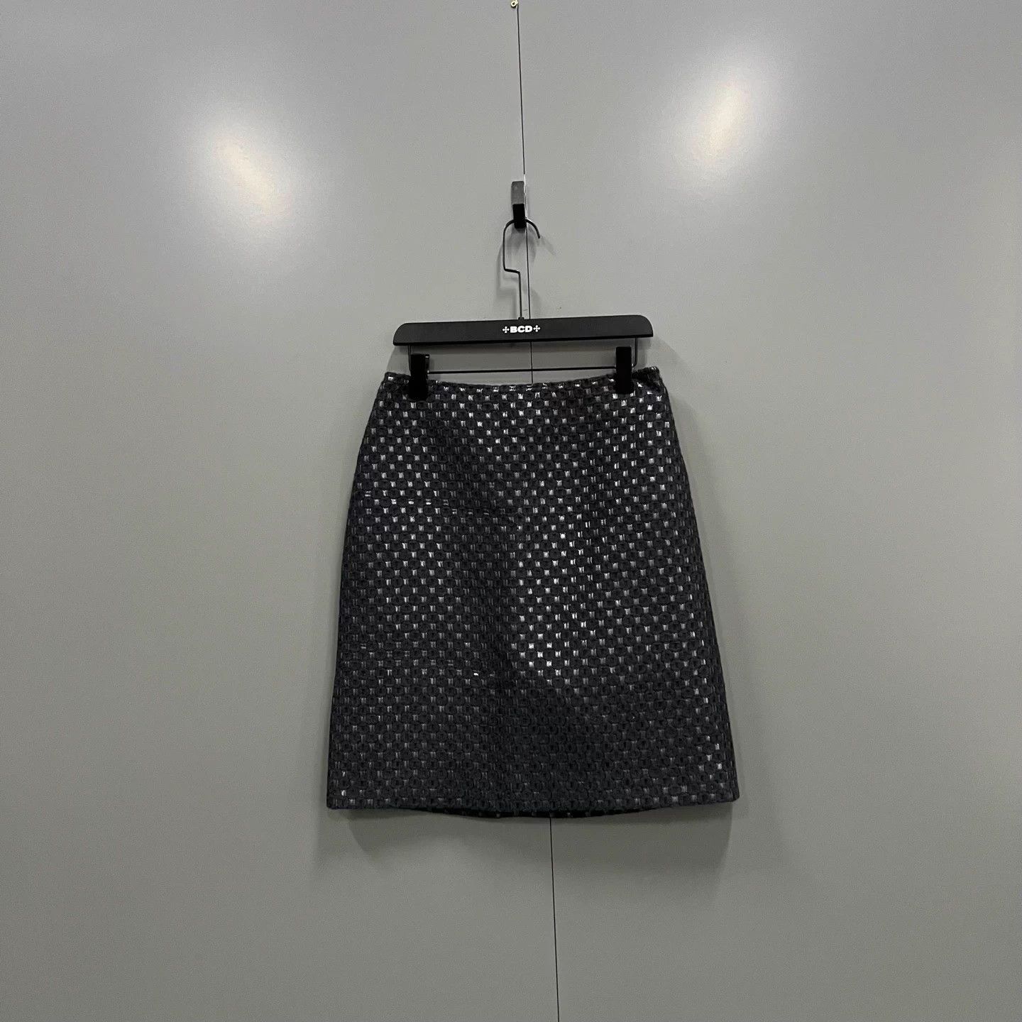 Max Mara MaxMara Embroidered Tartan Skirt Size 42 Size 30" / US 8 / IT 44 - 1 Thumbnail
