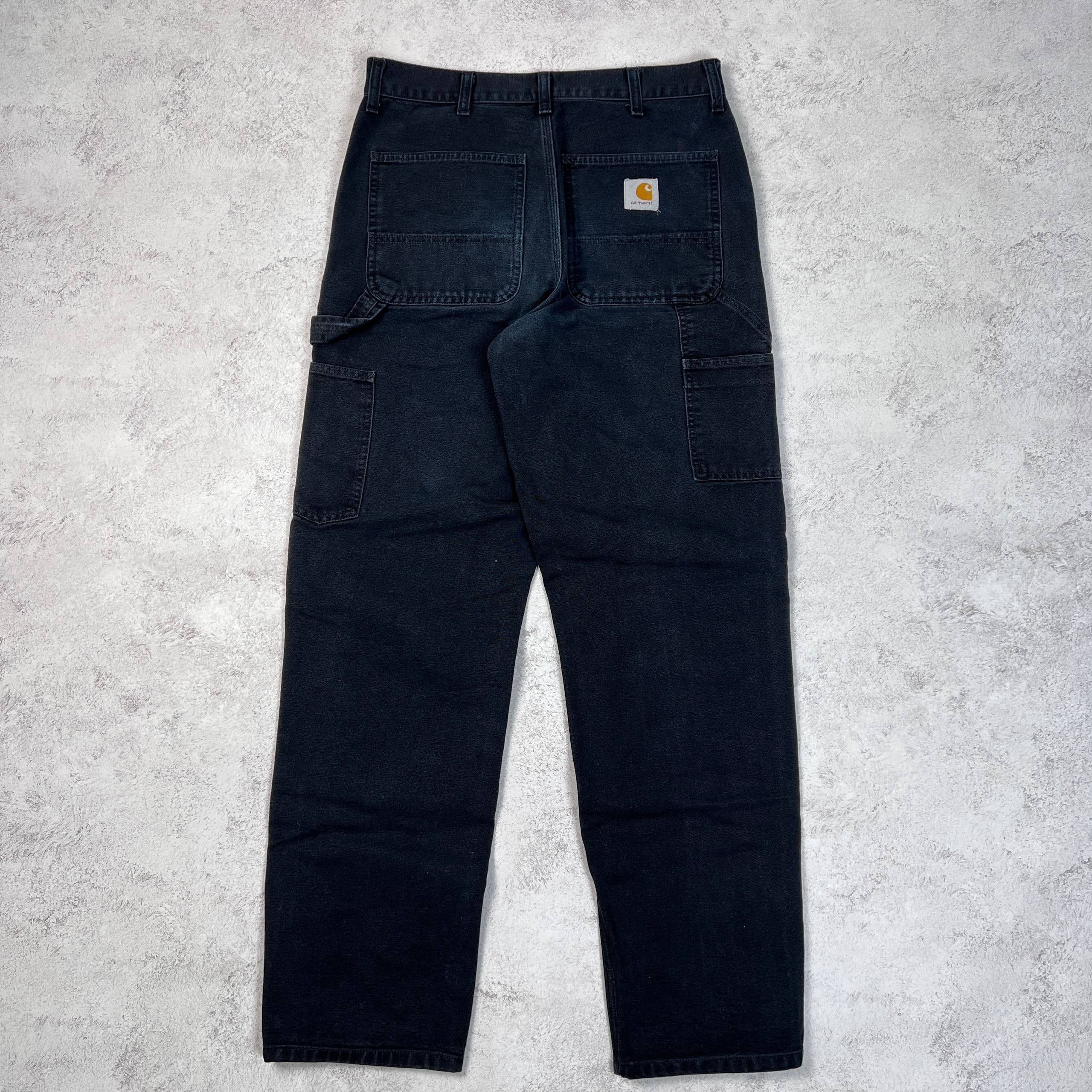 Carhartt Vintage Carhartt Double Knee Work Pants Faded Streetwear Size US 31 - 7 Thumbnail
