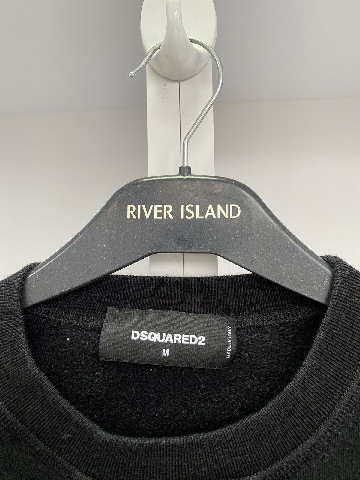 Dsquared2 × Vintage Vintage Dsquared2 Black Mouse Cool Fit Sweatshirt Size US M / EU 48-50 / 2 - 9 Thumbnail