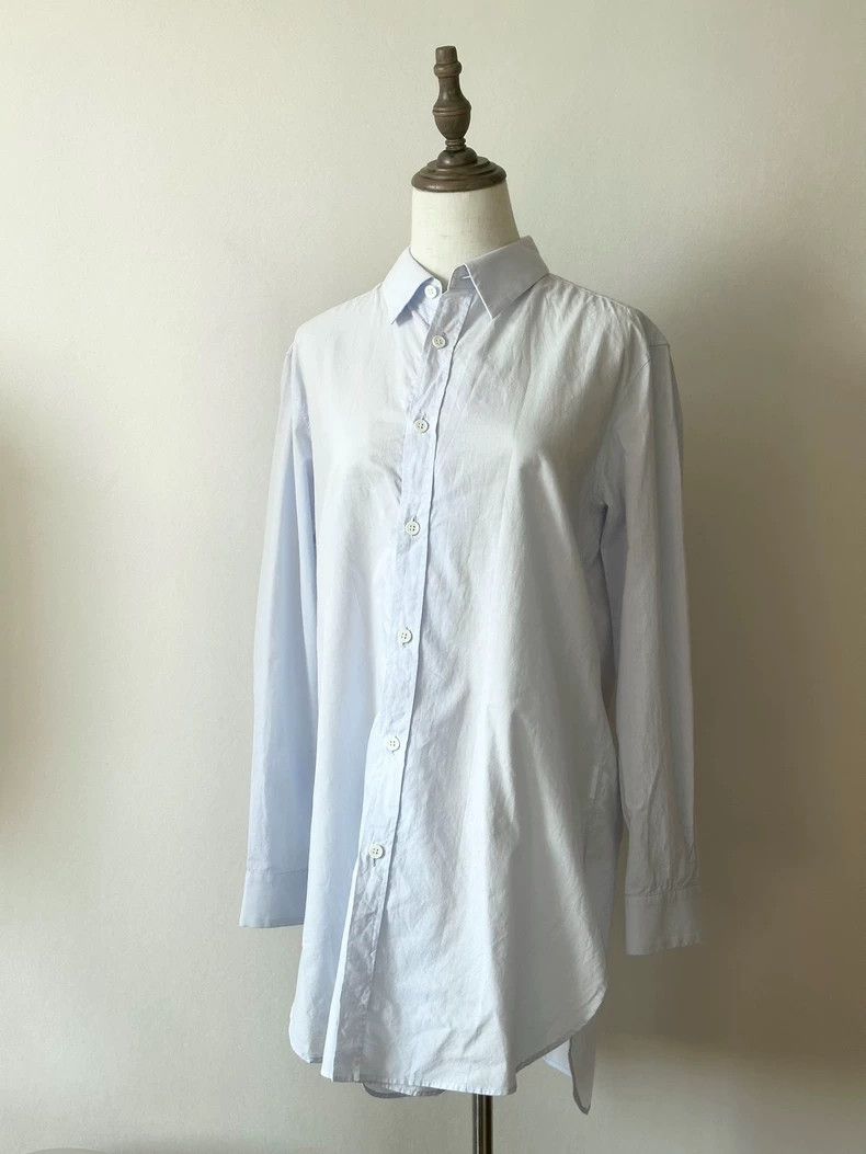 Y's Y's 18ss Distorted Long Sleeve Shirt Size US M / EU 48-50 / 2 - 2 Thumbnail
