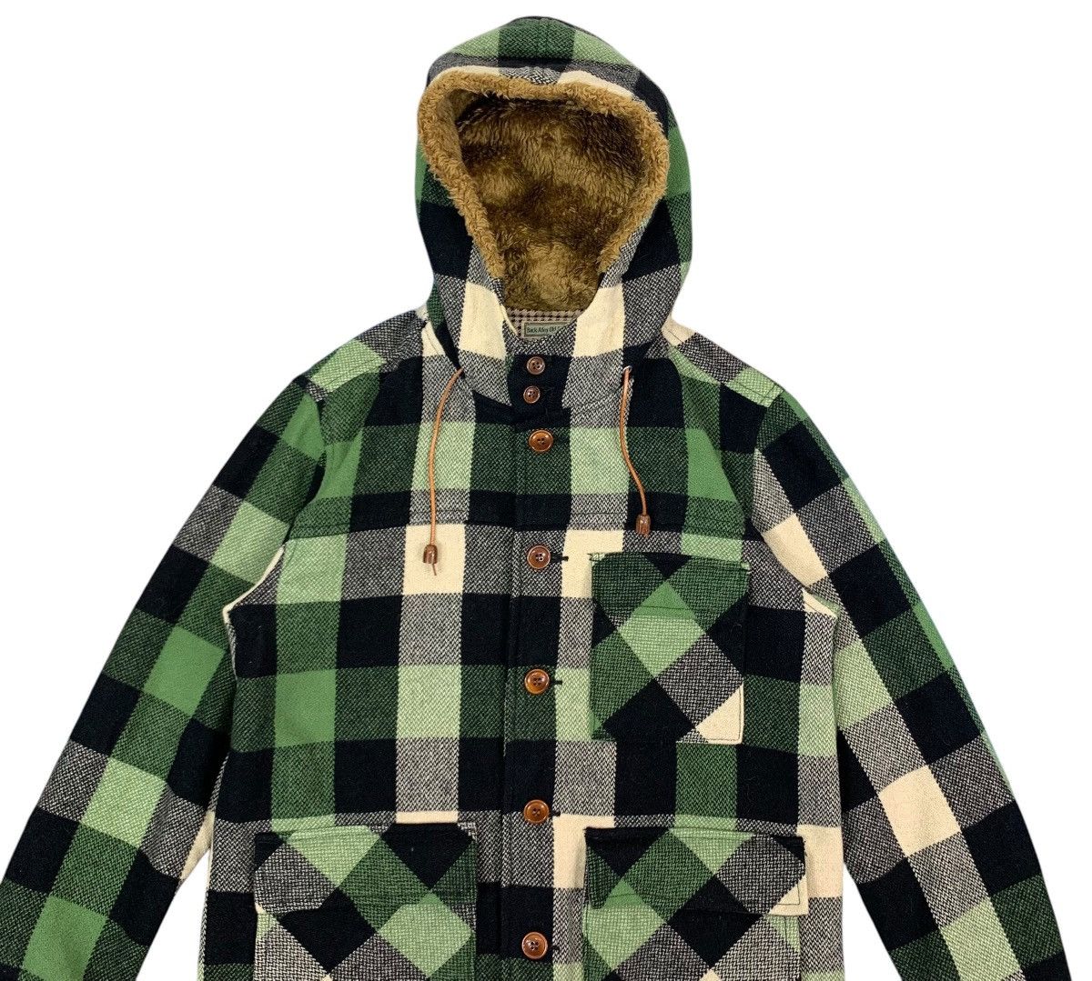 Japanese Brand × Vintage VINTAGE BACK ALLEY OLD BOYS TARTAN HOODIE JACKET Size US M / EU 48-50 / 2 - 3 Thumbnail