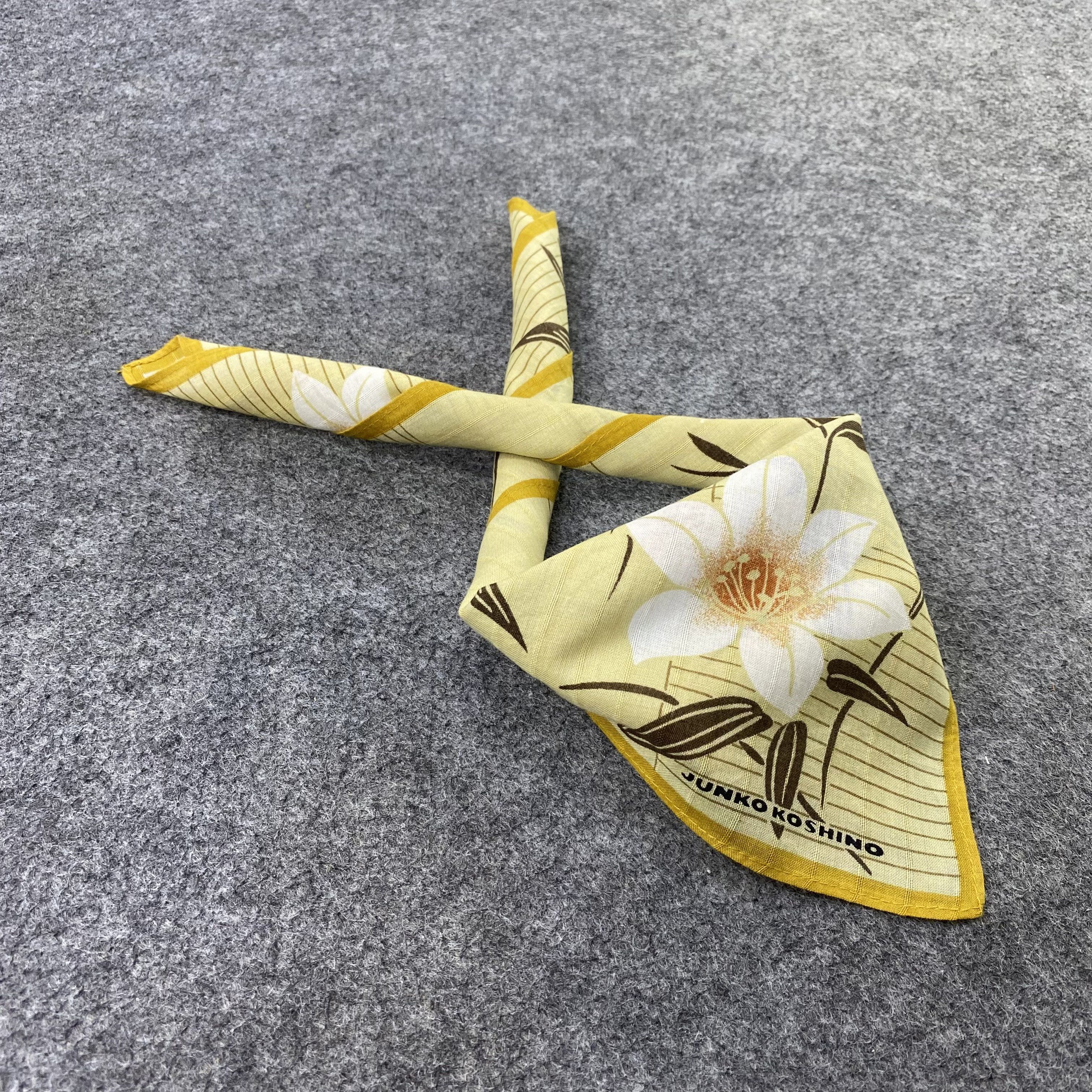 Japanese Brand Junko Koshino Handkerchief Neckerchief Bandana-B1904 Size ONE SIZE - 1 Thumbnail