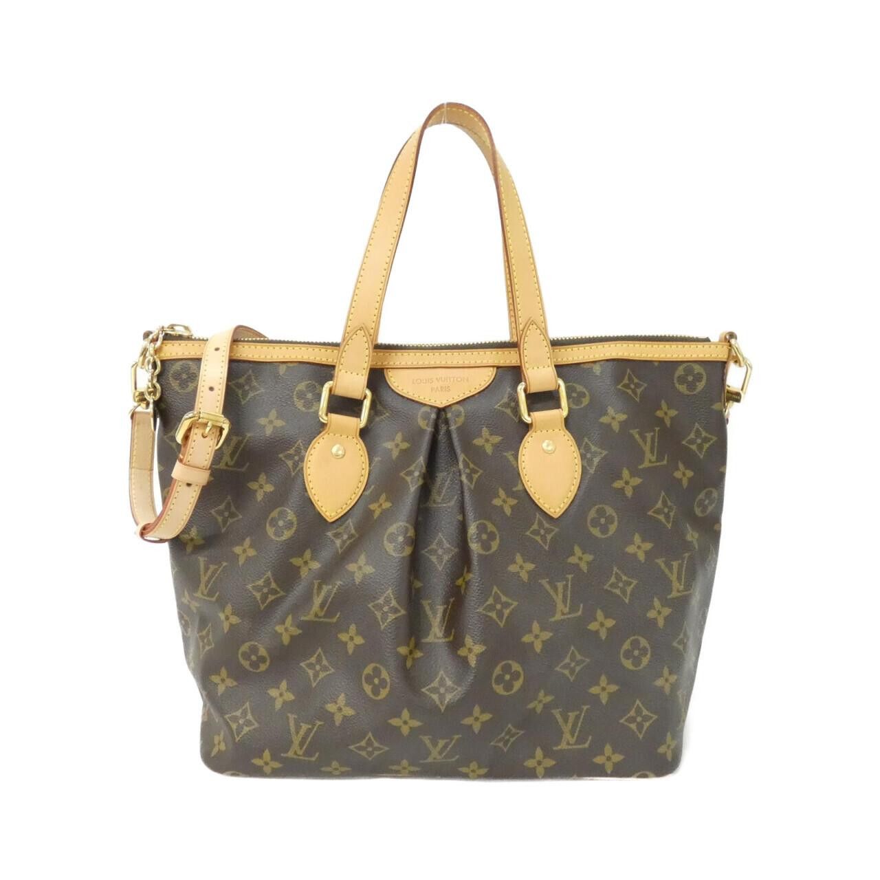 Louis Vuitton Louis Vuitton Palermo Monogram Shoulder Bag Textile Shoulder Bag M40145 DUTY FREE for USA