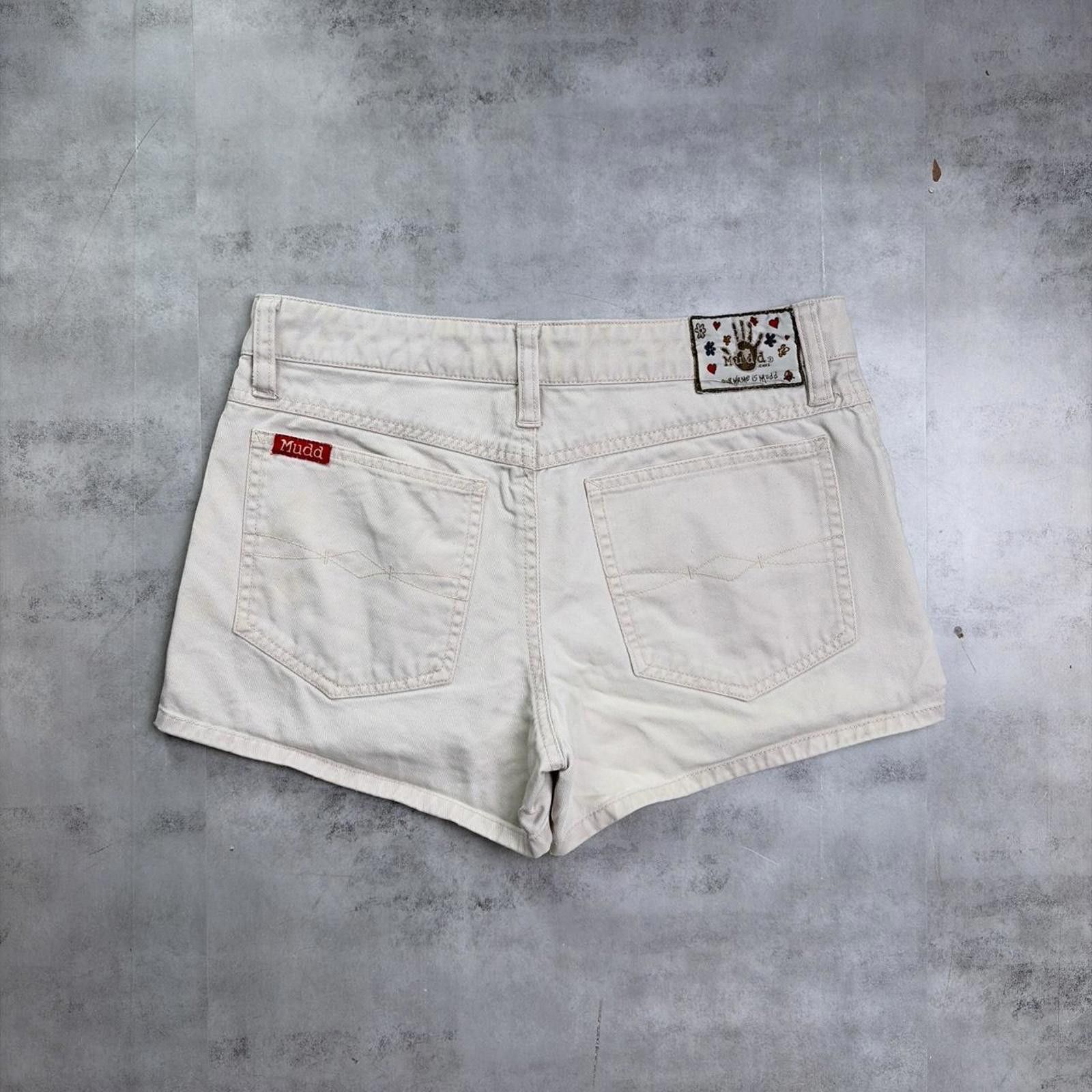 Other Y2K Beige Mudd Grunge Mini Shorts Size 27" / US 4 / IT 40 - 1 Thumbnail