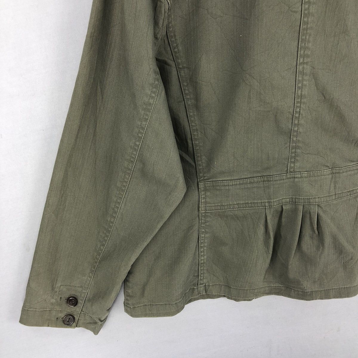 Japanese Brand Vintage Unbrand Army Blazer Jacket Size M / US 6-8 / IT 42-44 - 14 Thumbnail