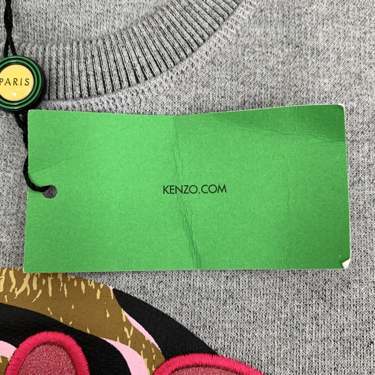 Kenzo Kenzo Logo Letter Embroidered Long Sleeve Sweatshirt K26WX Size S / US 4 / IT 40 - 6 Thumbnail