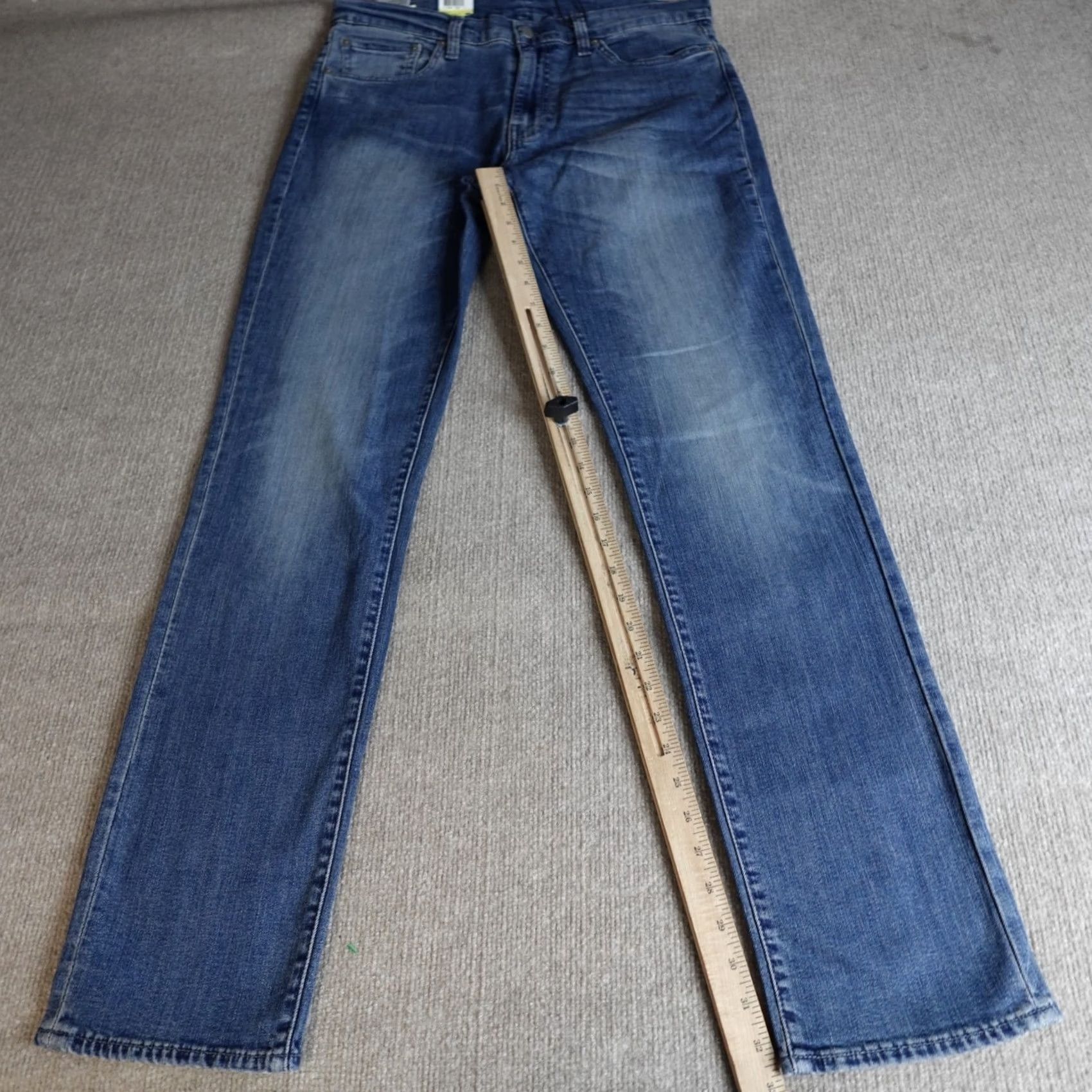 Levi's Levi's 511 Jeans 36 x 33 Blue Zip Fly Regular 5-Pocket Denim Cotton Polyester Mens Straight Big E NEW Size US 36 / EU 52 - 7 Thumbnail