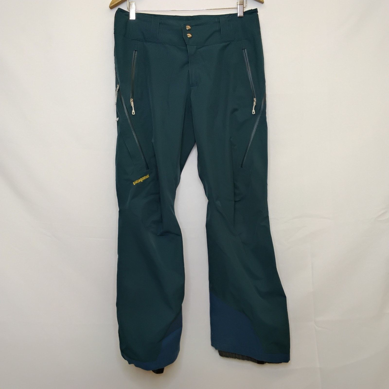 Patagonia Patagonia Goretex Snow Pants Women's M Teal Blue Recco Size 34" / US 12 / IT 48 - 2 Thumbnail