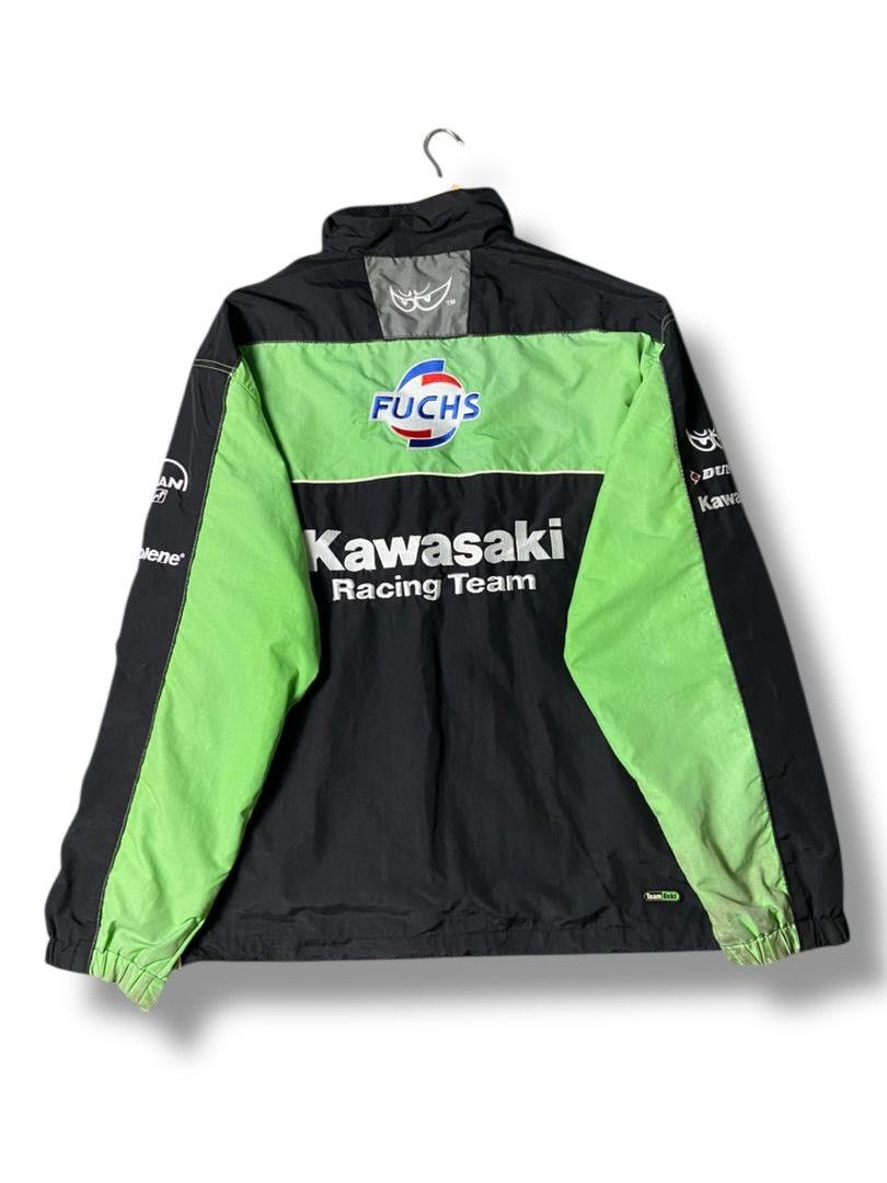 Japanese Brand Vintage MOTOGP x KAWASAKI Racing Jacket (135) Size US L / EU 52-54 / 3 - 6 Thumbnail