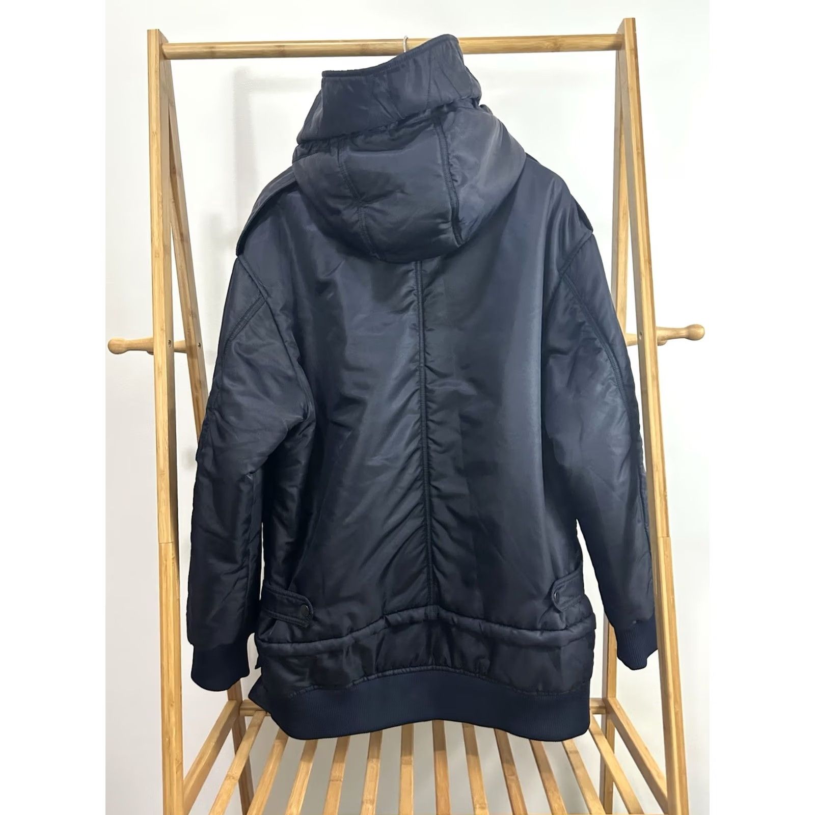 Diesel Diesel Black Gold Military Utility Navy Bomber Flight Hooded Jacket Size 52 Size US L / EU 52-54 / 3 - 2 Thumbnail