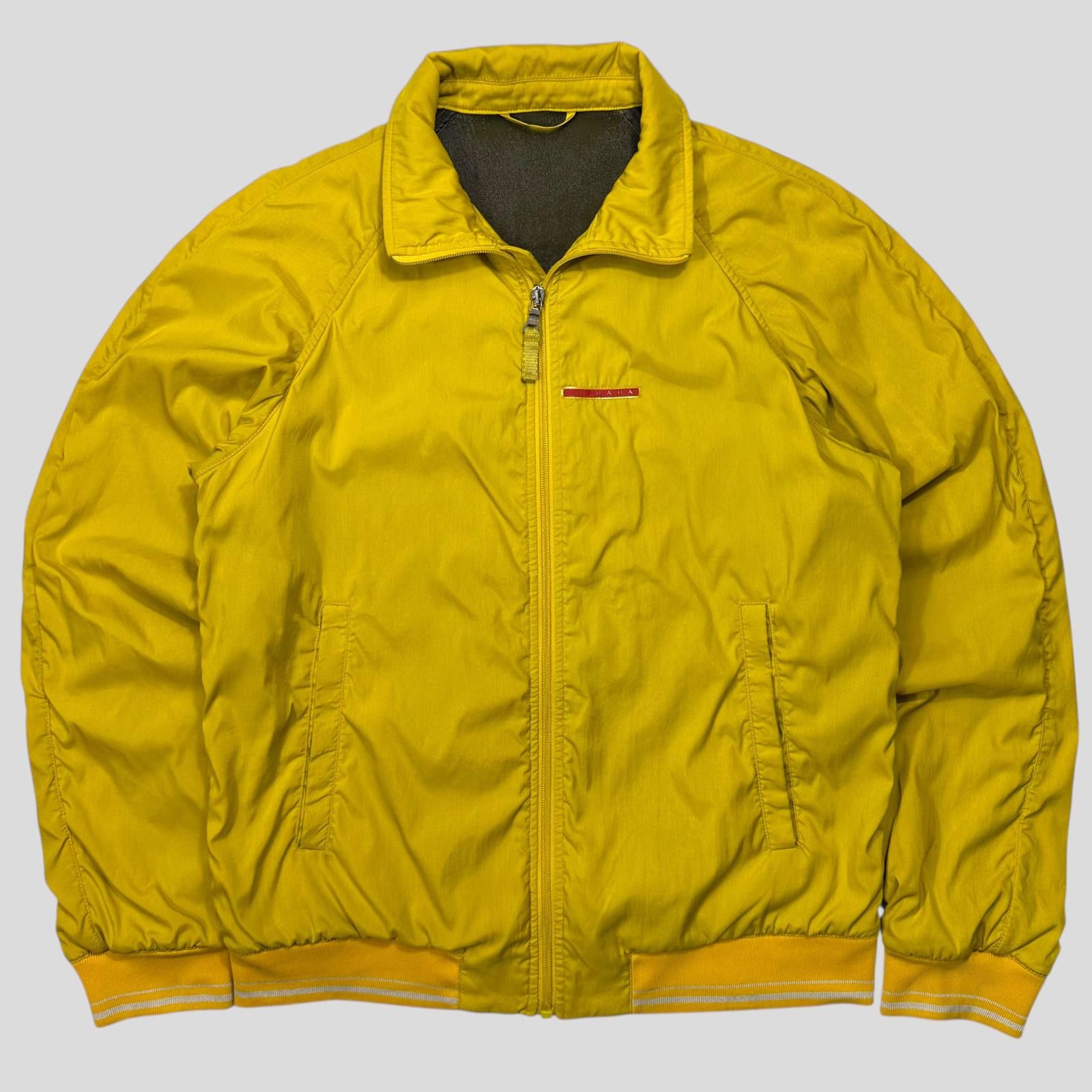Prada Prada Sport 2011 Acid Yellow Red Tab Nylon Track Jacket - M Size US M / EU 48-50 / 2 - 1 Thumbnail
