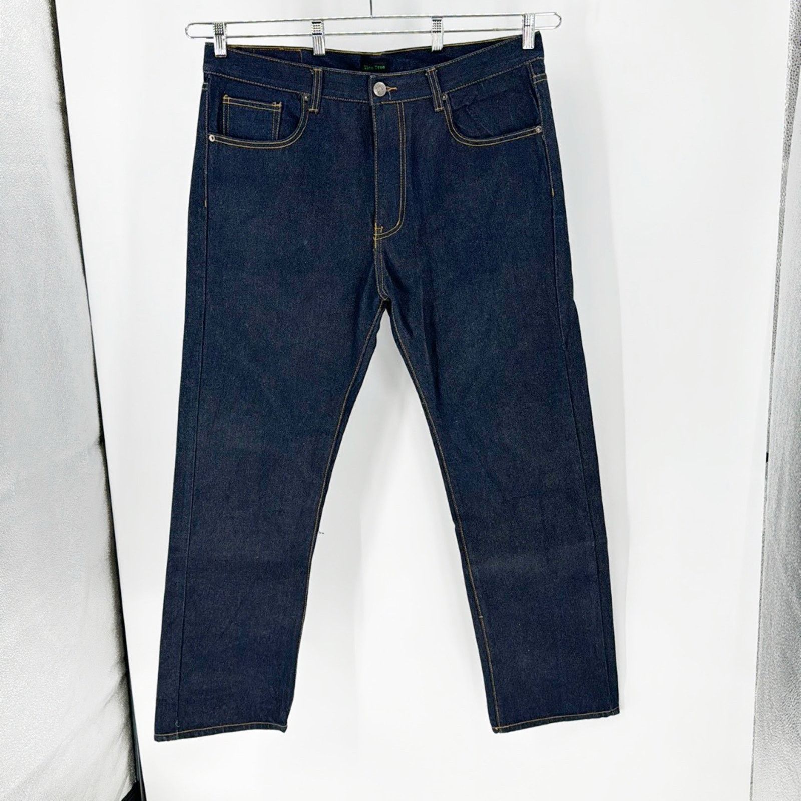 Other Lime Tree dark wash cotton jeans 4x33 Size US 40 / EU 56 - 1 Thumbnail