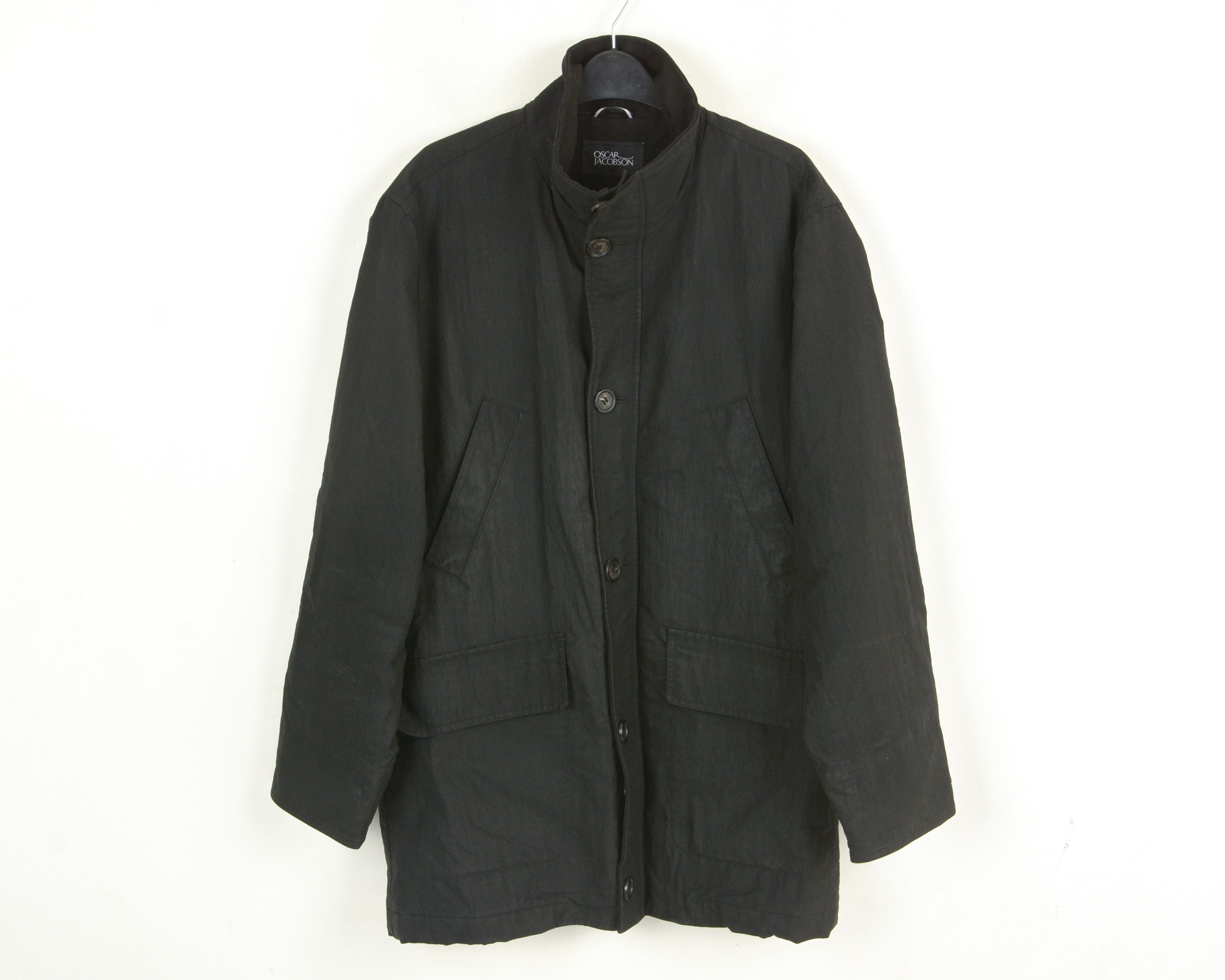 Oscar Jacobson Tage Waxed Jacket Coat S Trench mac UK 38 US Formal 48 EU S Size US S / EU 44-46 / 1 - 1 Thumbnail