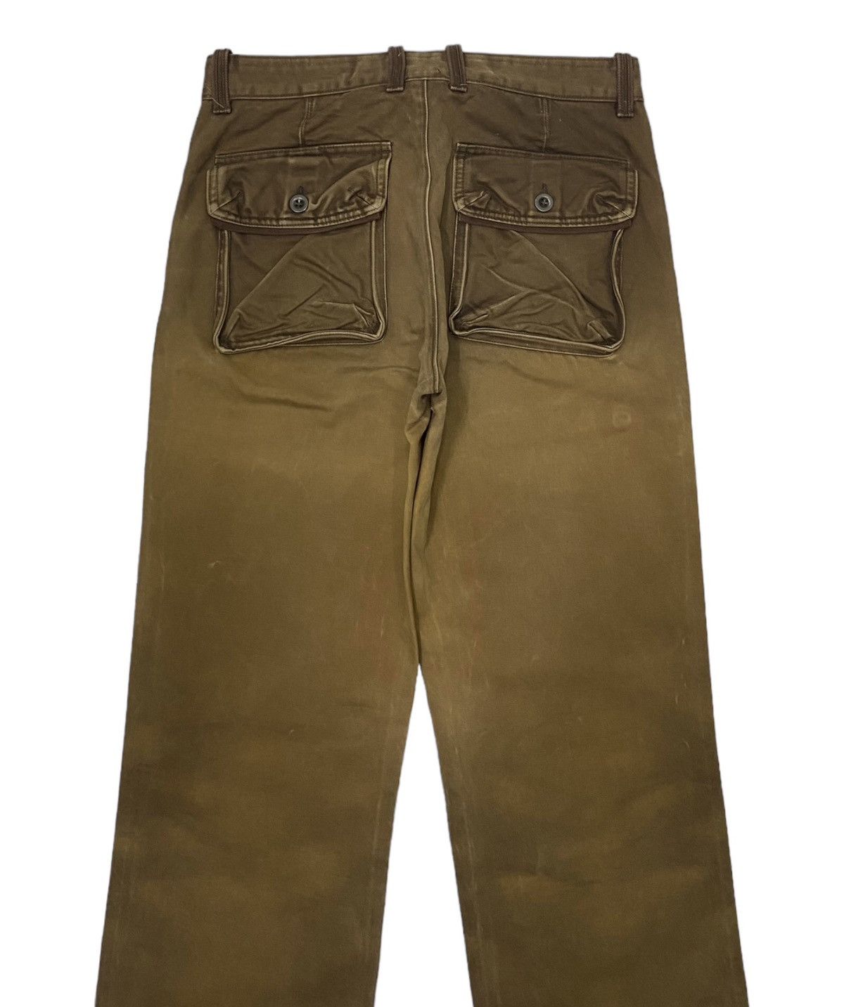 Gap 🔥GAP BROWN KHAKI FADED BROWN KANYE STYLE TROUSERS PANTS Size US 32 / EU 48 - 6 Thumbnail