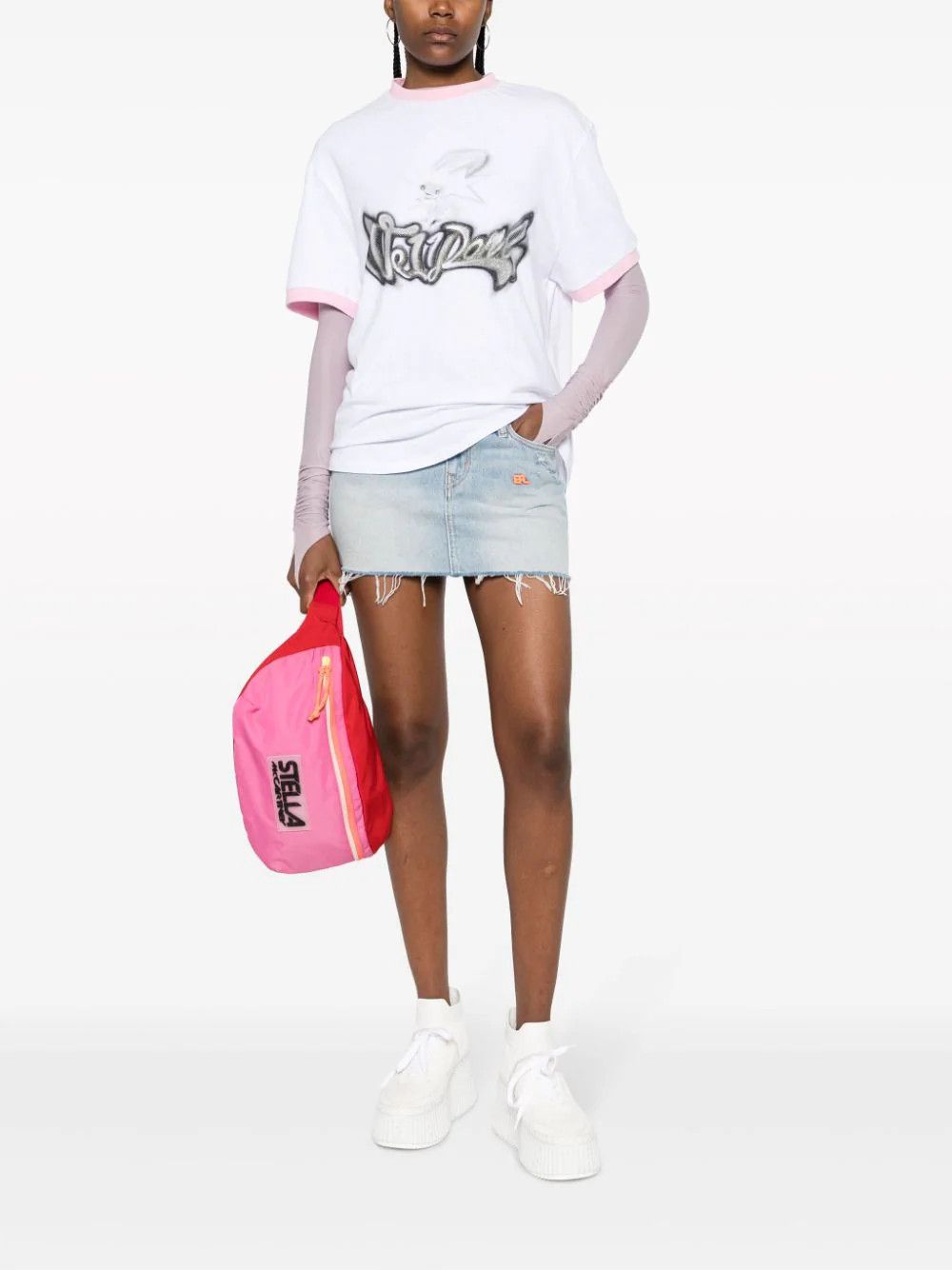 ERL × Levi's o1mle0824 Mini Skirt in Light Blue Size 27" / US 4 / IT 40 - 2 Thumbnail
