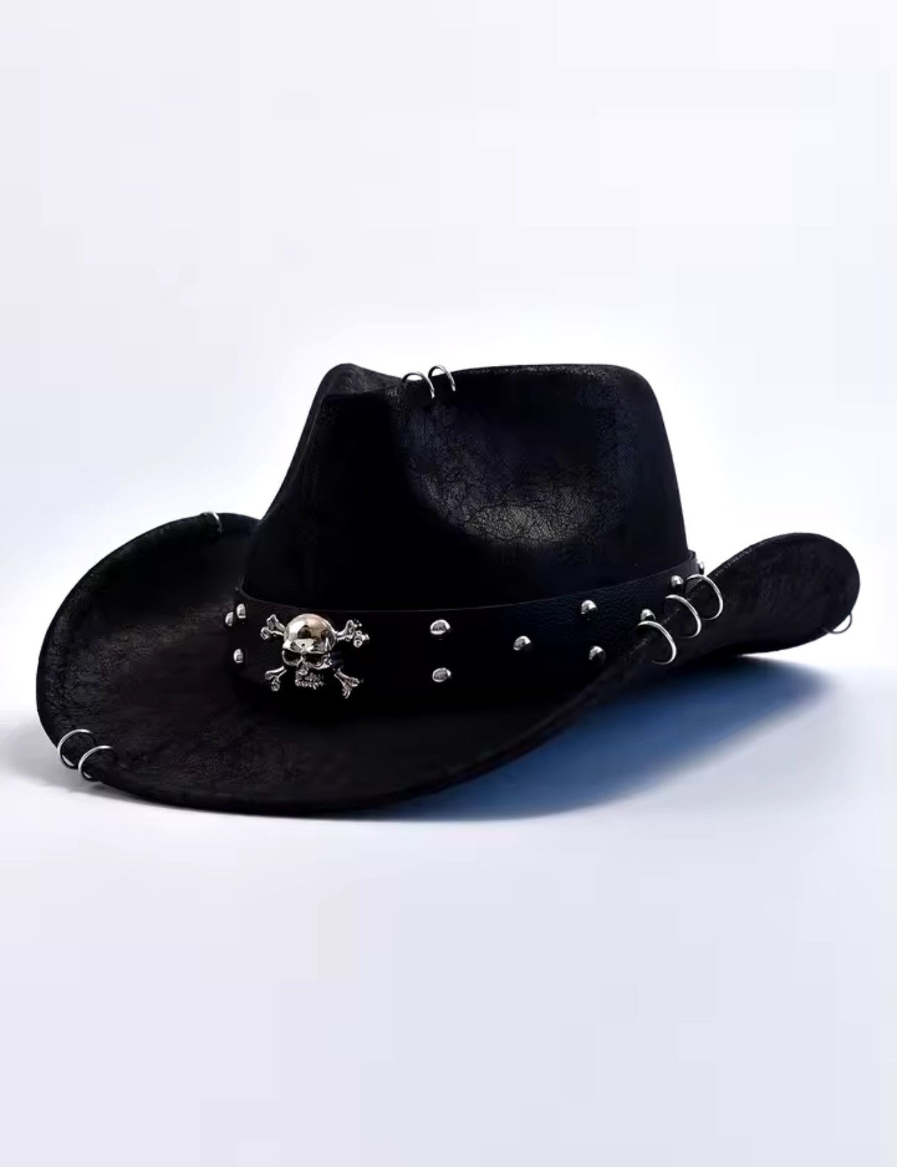 Other Faux Leather Vintage Western Cowboy Jazz Panama Hat Size ONE SIZE - 3 Thumbnail