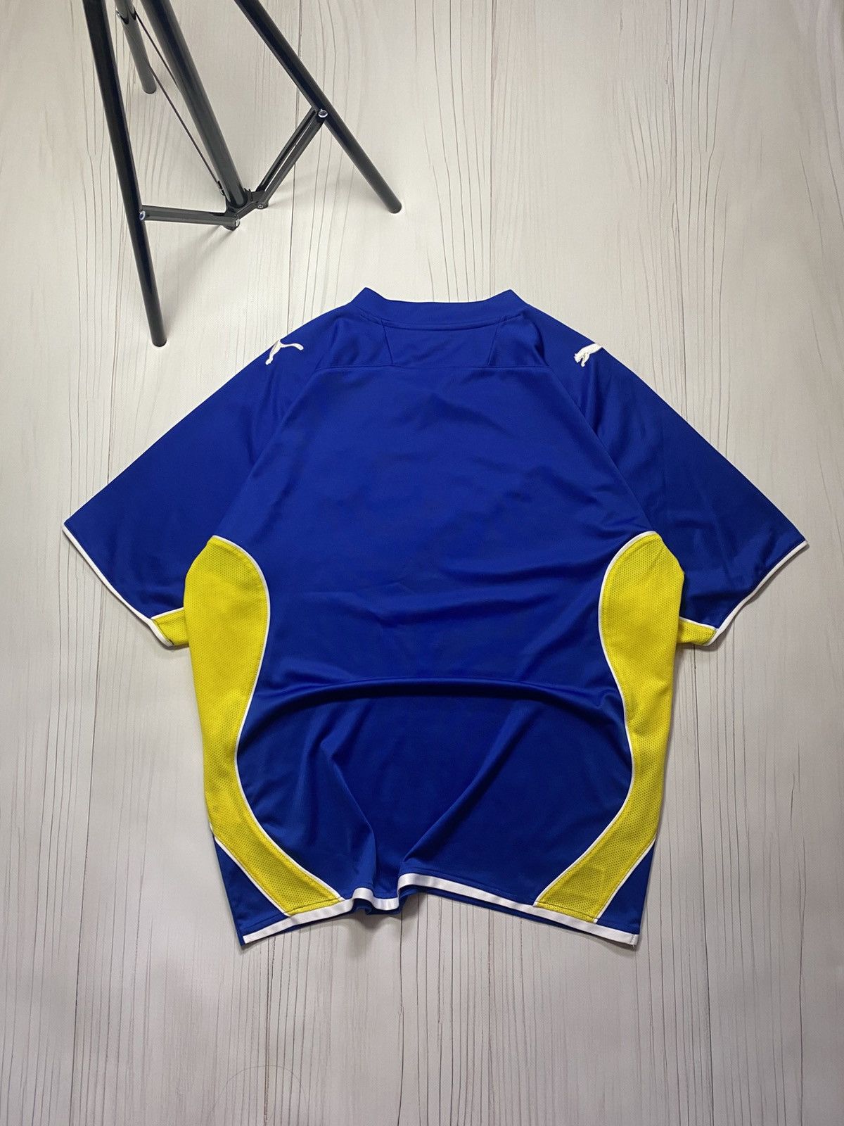 Puma × Vintage Vintage Puma Cardiff City 2009/10 home football y2k t shirt Size US L / EU 52-54 / 3 - 2 Thumbnail
