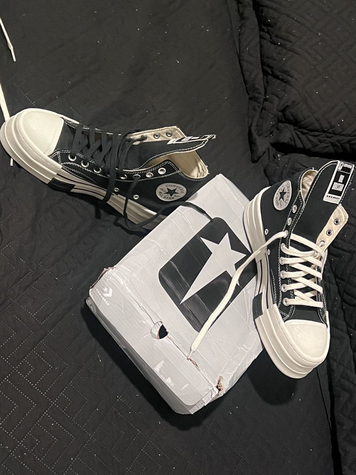 Converse × Rick Owens Drkshdw Converse rick owen allstar hi size 9 Size US 9 / EU 42 - 2 Thumbnail