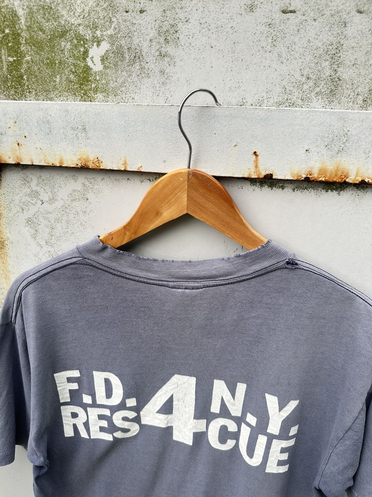 Vintage FDNY Sun Faded Thrashed Distressed ERD Grunge Size US M / EU 48-50 / 2 - 8 Thumbnail