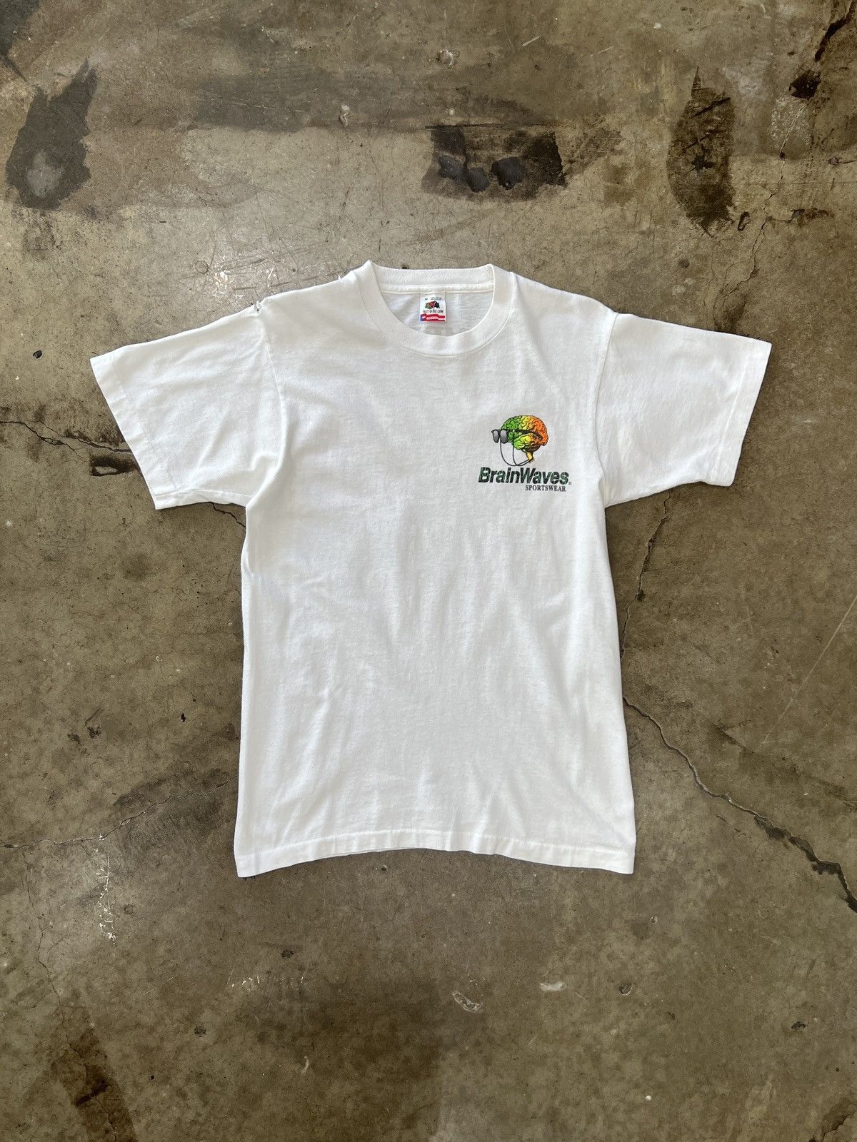 Vintage Vintage 80s BrainWaves Brain Party Single Stitch Tee Medium Size US M / EU 48-50 / 2 - 5 Thumbnail