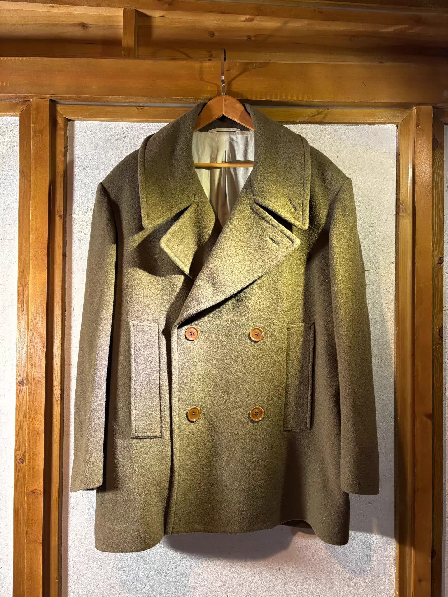 Lemaire Lemaire Wide Shouldered Wool Overcoat 99% New Size US M / EU 48-50 / 2 - 1 Thumbnail