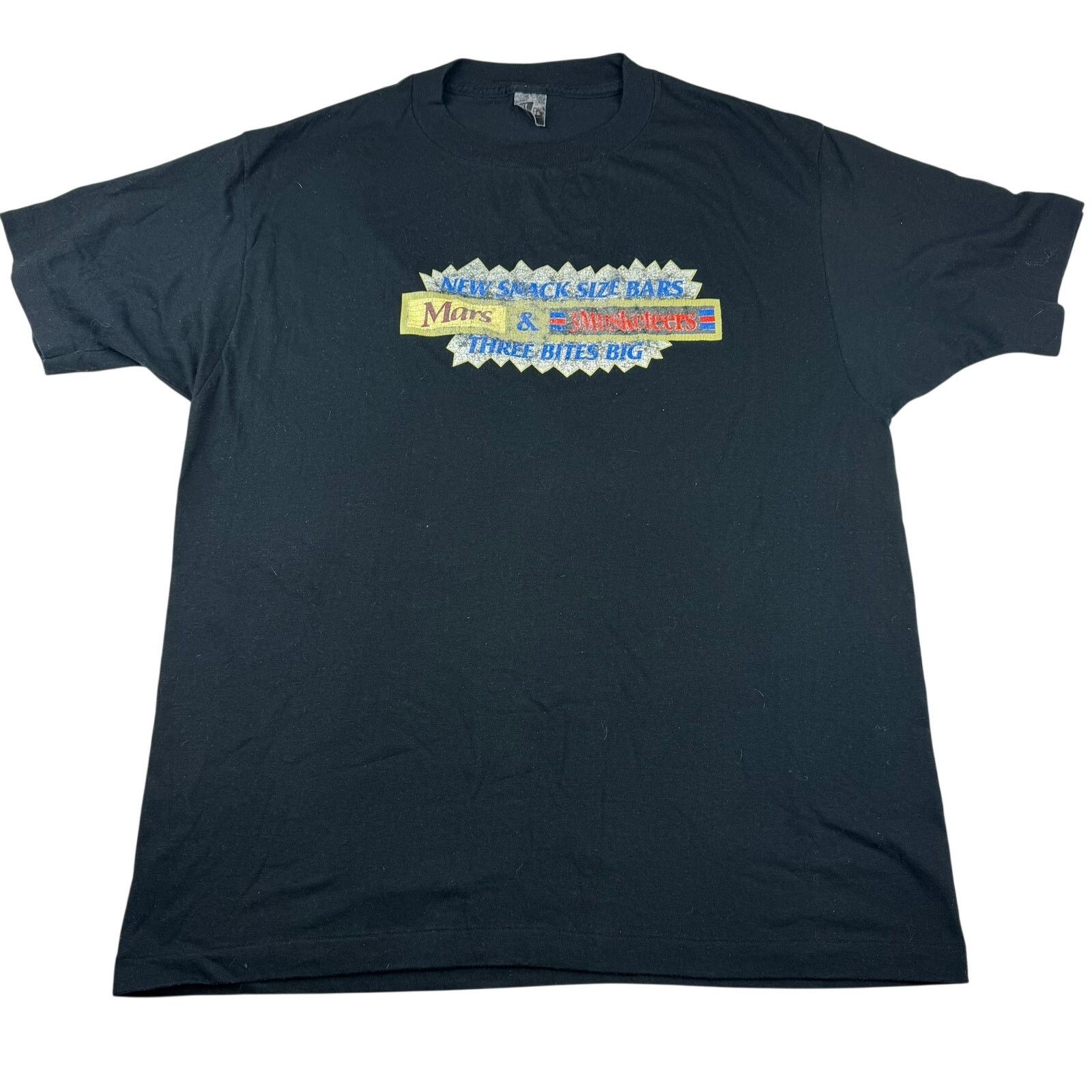Anvil Vintage Mars 3 Musketeers Snack Size Bars Promo Tee XXL Size US XXL / EU 58 / 5 - 1 Thumbnail