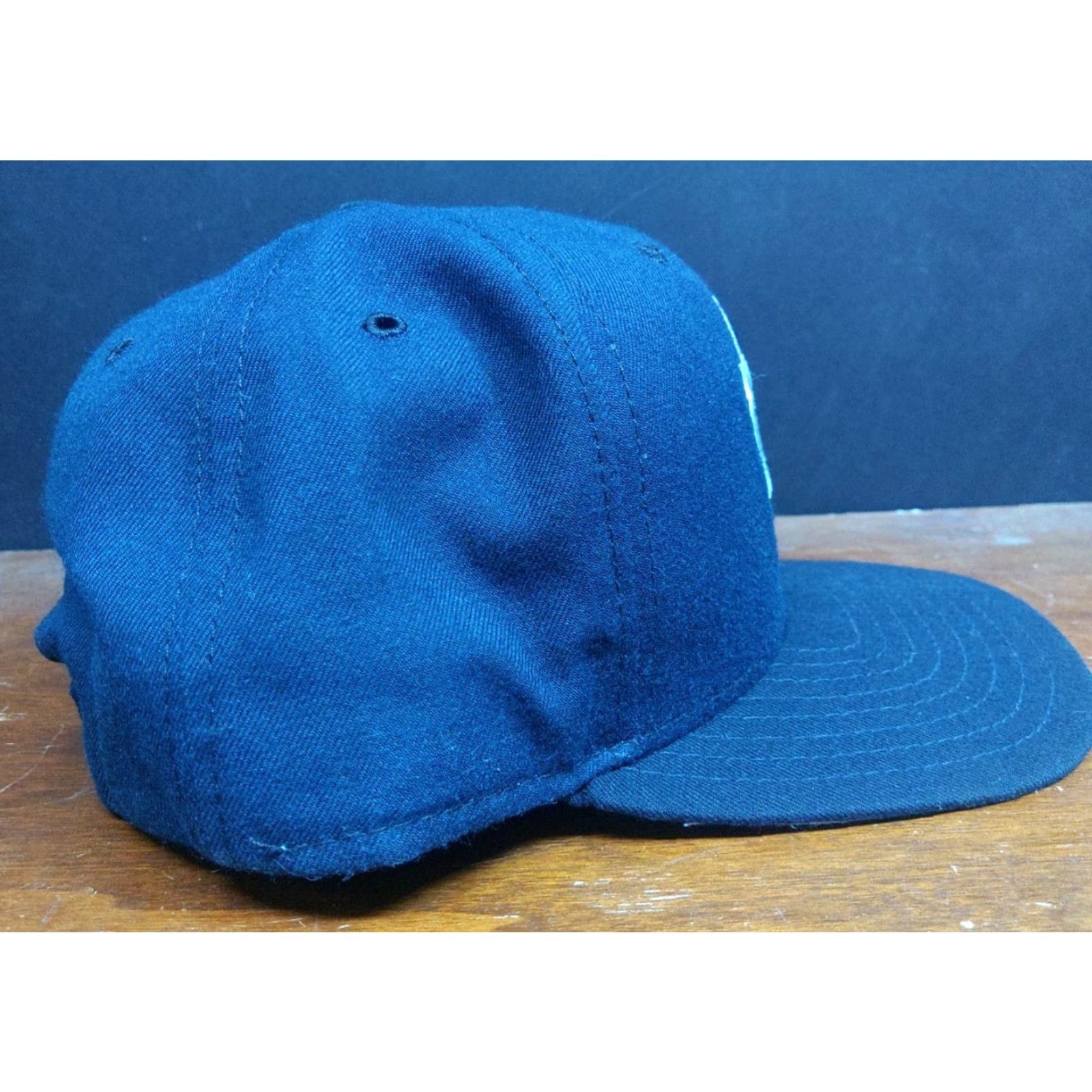 New Era VINTAGE Dallas Cowboys Pro Model Fitted Hat - Original New Era Wool Trucker Style Blue 1990s Mens/Adult L Official USA Size ONE SIZE - 7 Thumbnail