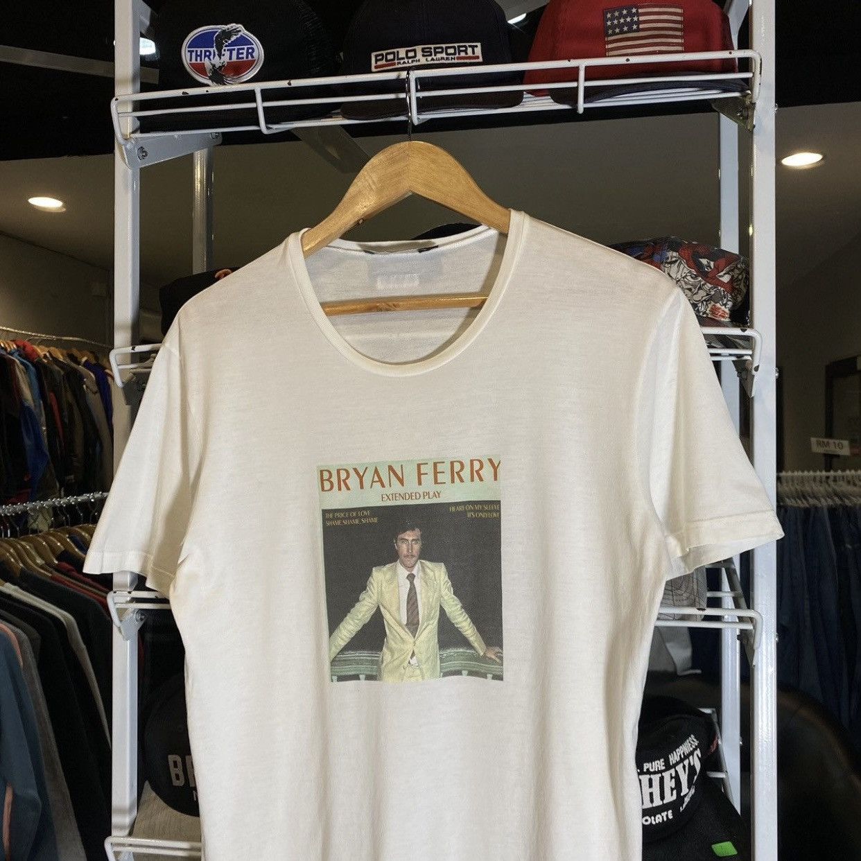 Dolce & Gabbana Rare! Vintage Dolce Gabbana Bryan Ferry Extended Play TShirt Size US M / EU 48-50 / 2 - 3 Thumbnail