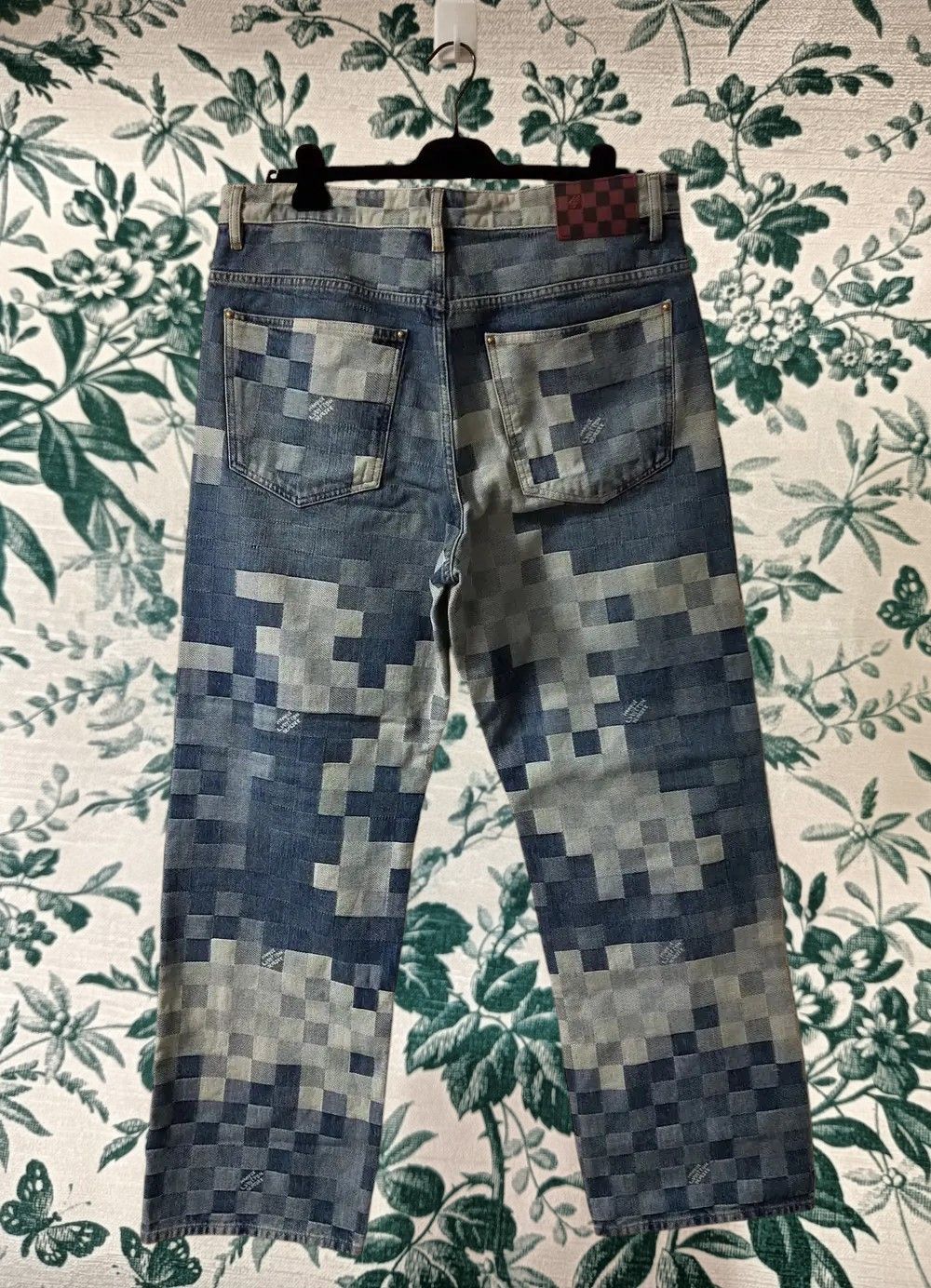 Louis Vuitton Damier Print Skate Denim Jeans Size US 38 / EU 54 - 2 Thumbnail