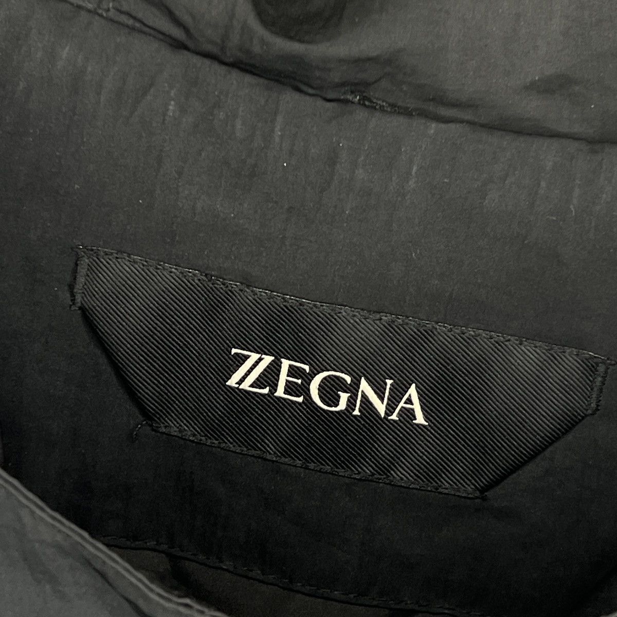 Ermenegildo Zegna Ermenegildo Zegna Light Nylon Black Jacket Windbreaker Size US XXL / EU 58 / 5 - 6 Thumbnail