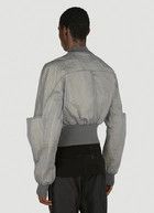 Rick Owens o1y0325 Bomber Jacket in Grey Size US S / EU 44-46 / 1 - 4 Thumbnail
