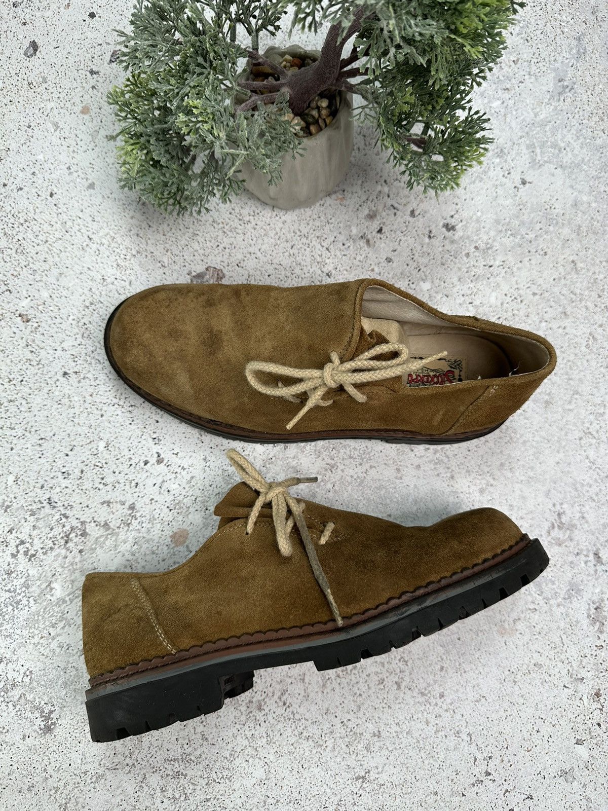 Genuine Leather × Vintage Vintage Stockerpoint Suede Shoes Men 41 Made in Italy 8 Size US 8 / EU 41 - 2 Thumbnail