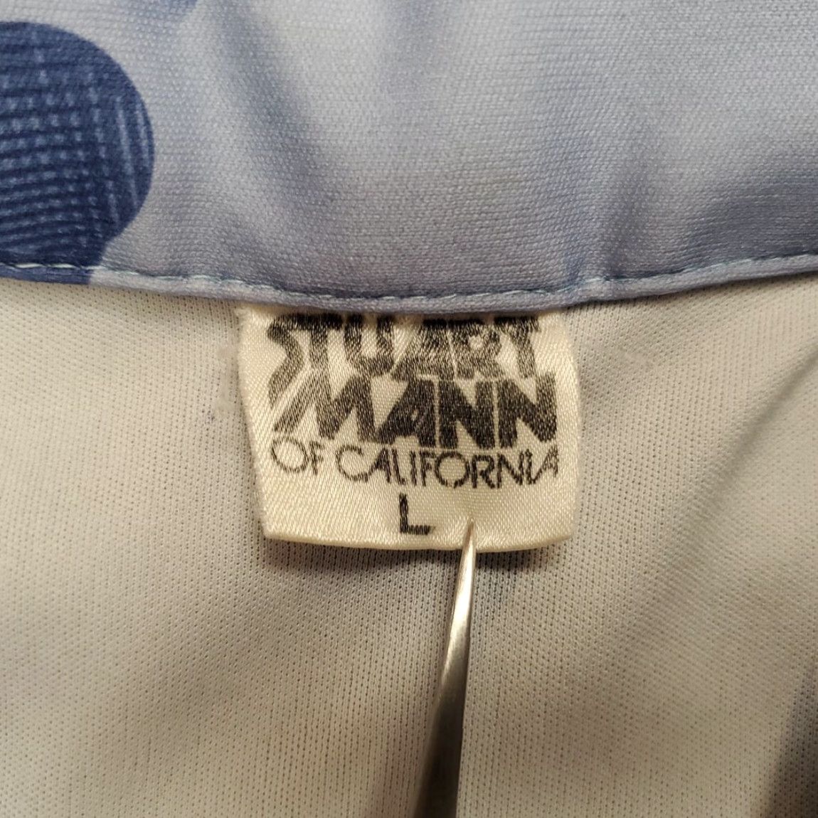 Vintage VINTAGE Stuart Mann Polo Shirt Men L Blue Golf Ball Print Grandpa Core 70s Retro Size US L / EU 52-54 / 3 - 5 Thumbnail