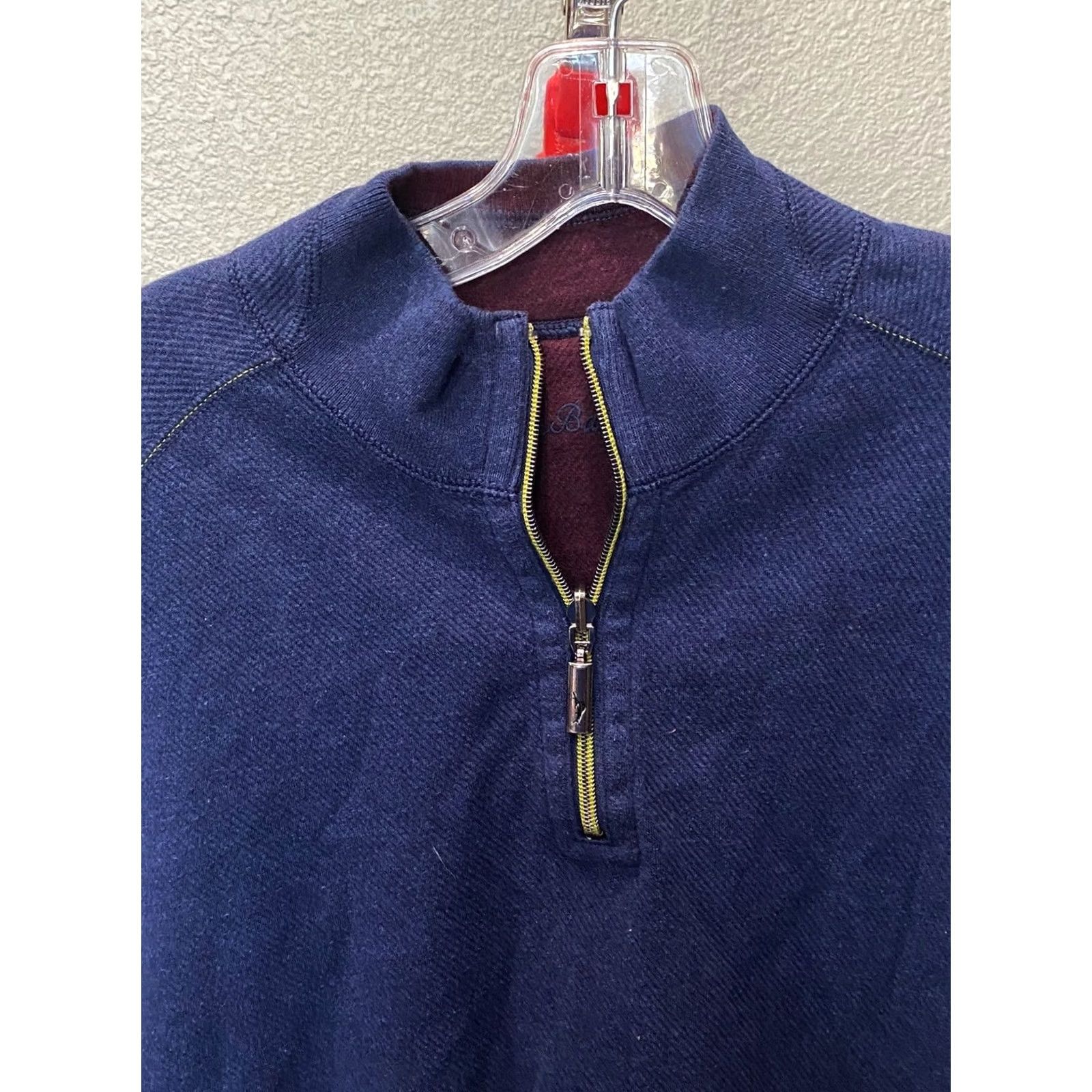 Tommy Bahama Tommy Bahama Sweater Men M Multicolor Reversible Zippered Blue Maroon Medium M Size US M / EU 48-50 / 2 - 3 Thumbnail