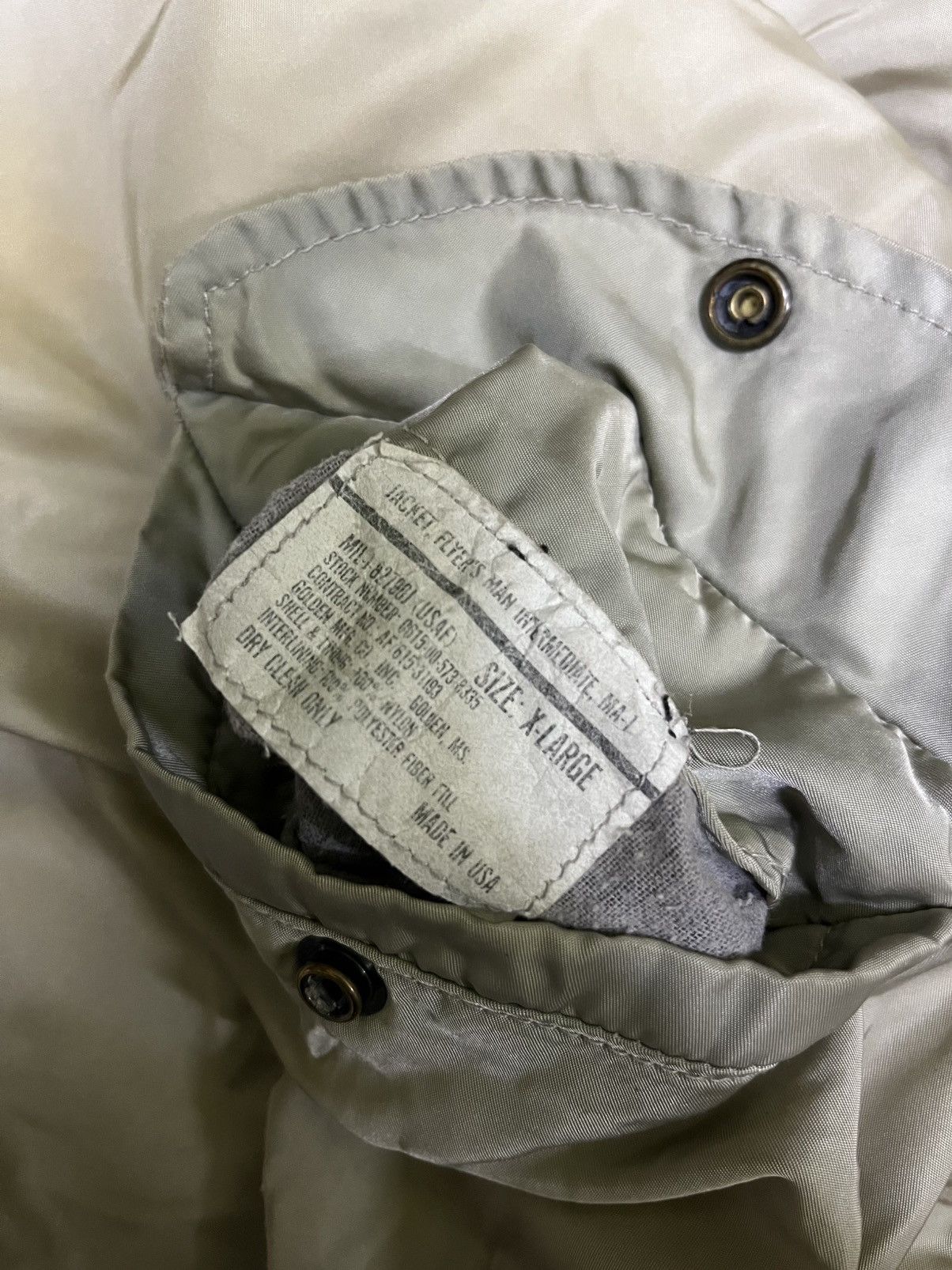 Other VINTAGE FLYERS BOMBER MA-1 Size US XL / EU 56 / 4 - 2 Thumbnail